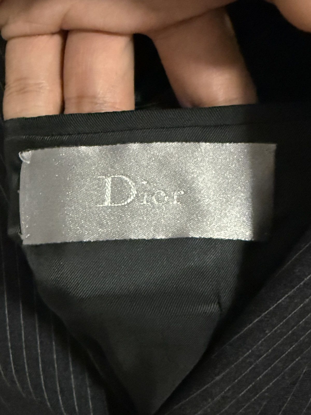 Dior Diorhomme 07AW“Navigate” Silver line suit Size 46S - 4 Thumbnail