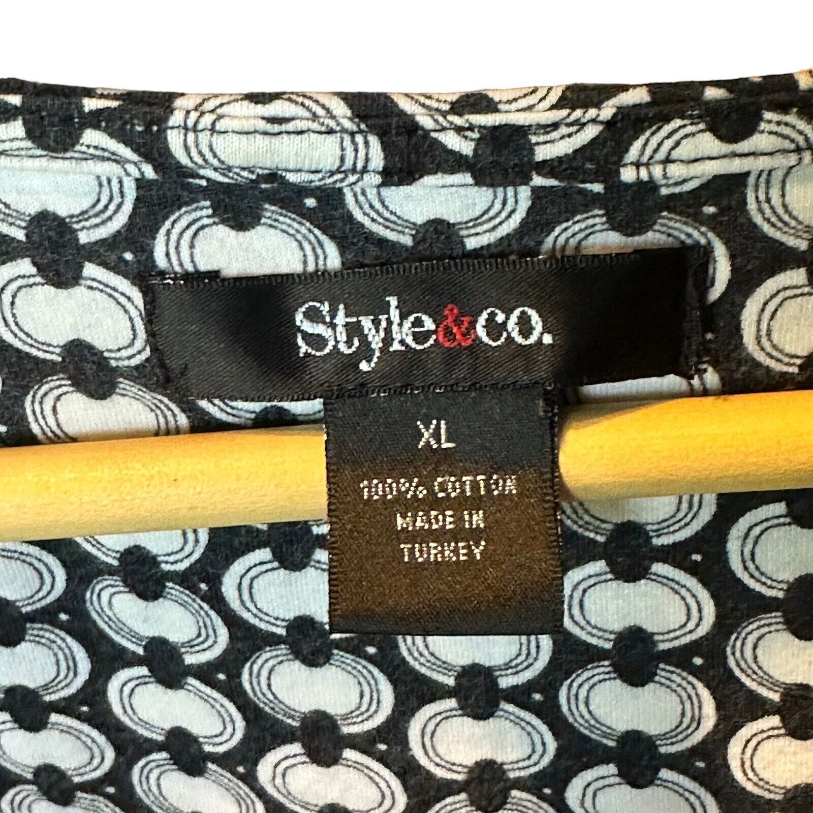 Vintage Style & Co Blouse/Shirt Women's Large XL Sparkles EUC Fun Sm Size XL / US 12-14 / IT 48-50 - 5 Thumbnail