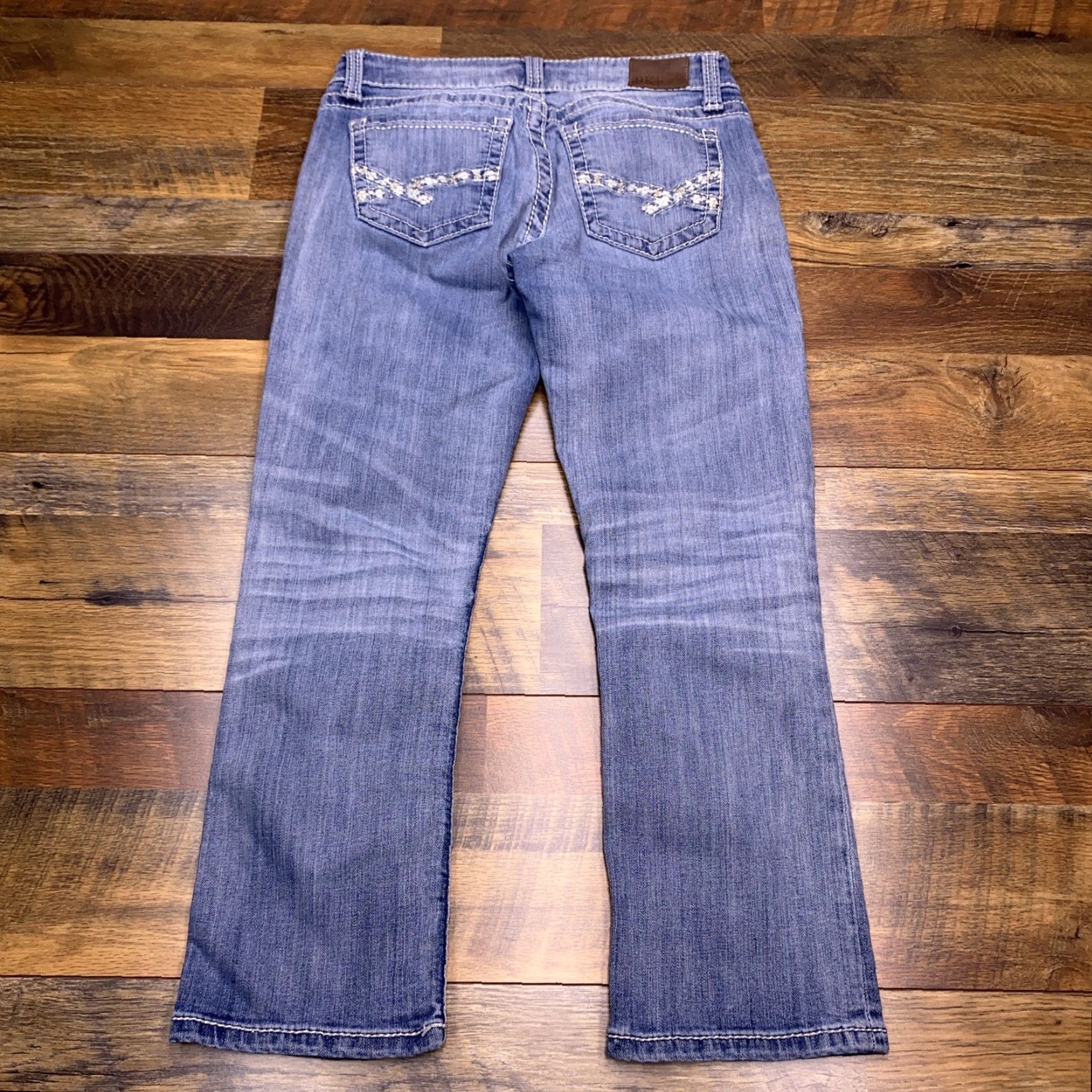 BKE BKE Sabrina Jeans Womens 26 Regular Low Rise Denim Blue 5-Pocket Stretch Modern Comfort Vintage No N/A Size 26" / US 2 / IT 38 - 2 Thumbnail