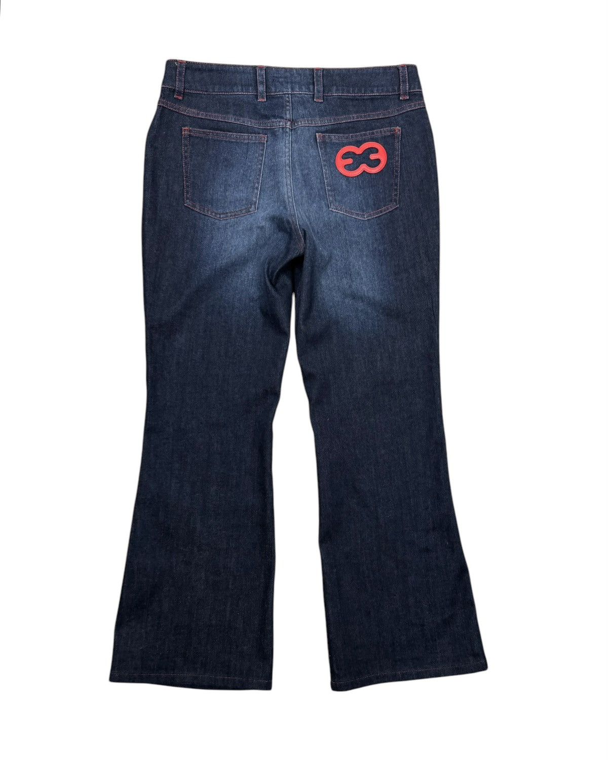 Escada Escada Flared Jeans Embroidered Logo size DE38 IT44 Size 30" / US 8 / IT 44 - 8 Thumbnail