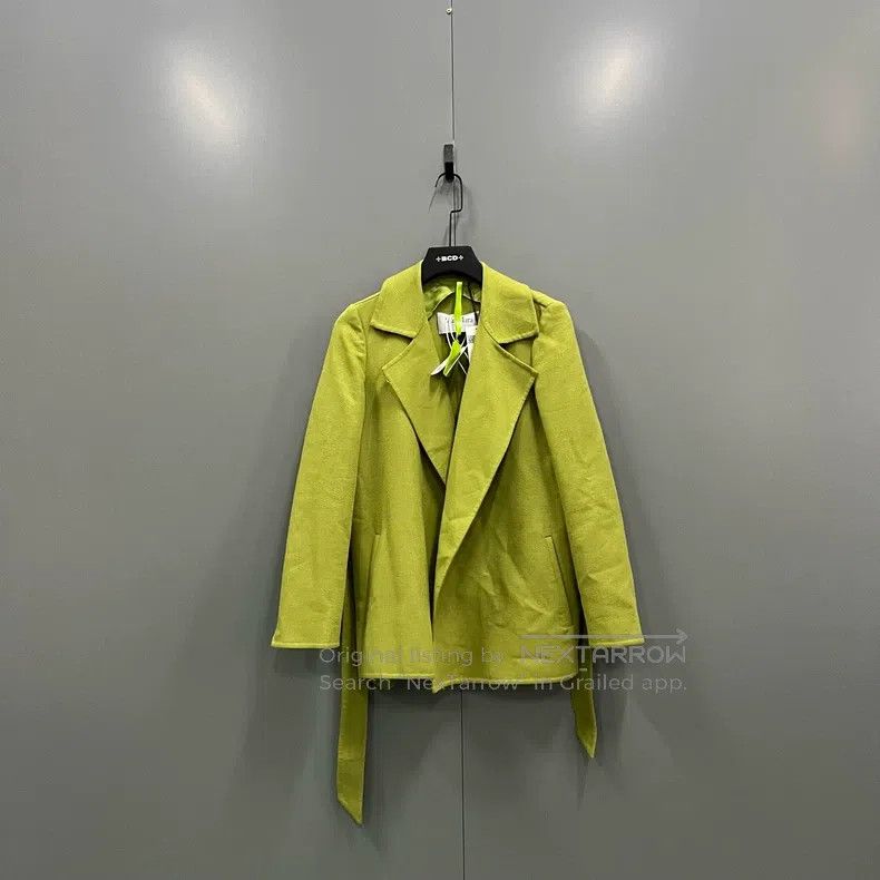 Max Mara Max Mara Green Lapel Short Coat Size S / US 4 / IT 40 - 1 Thumbnail