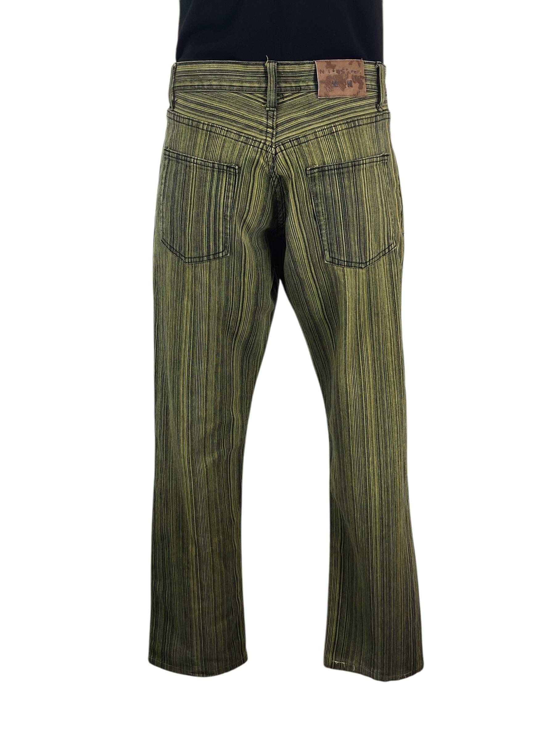 Japanese Brand Nylaus Jeans Stripes Jeans Japanese Jeans Size US 29 - 1 Thumbnail
