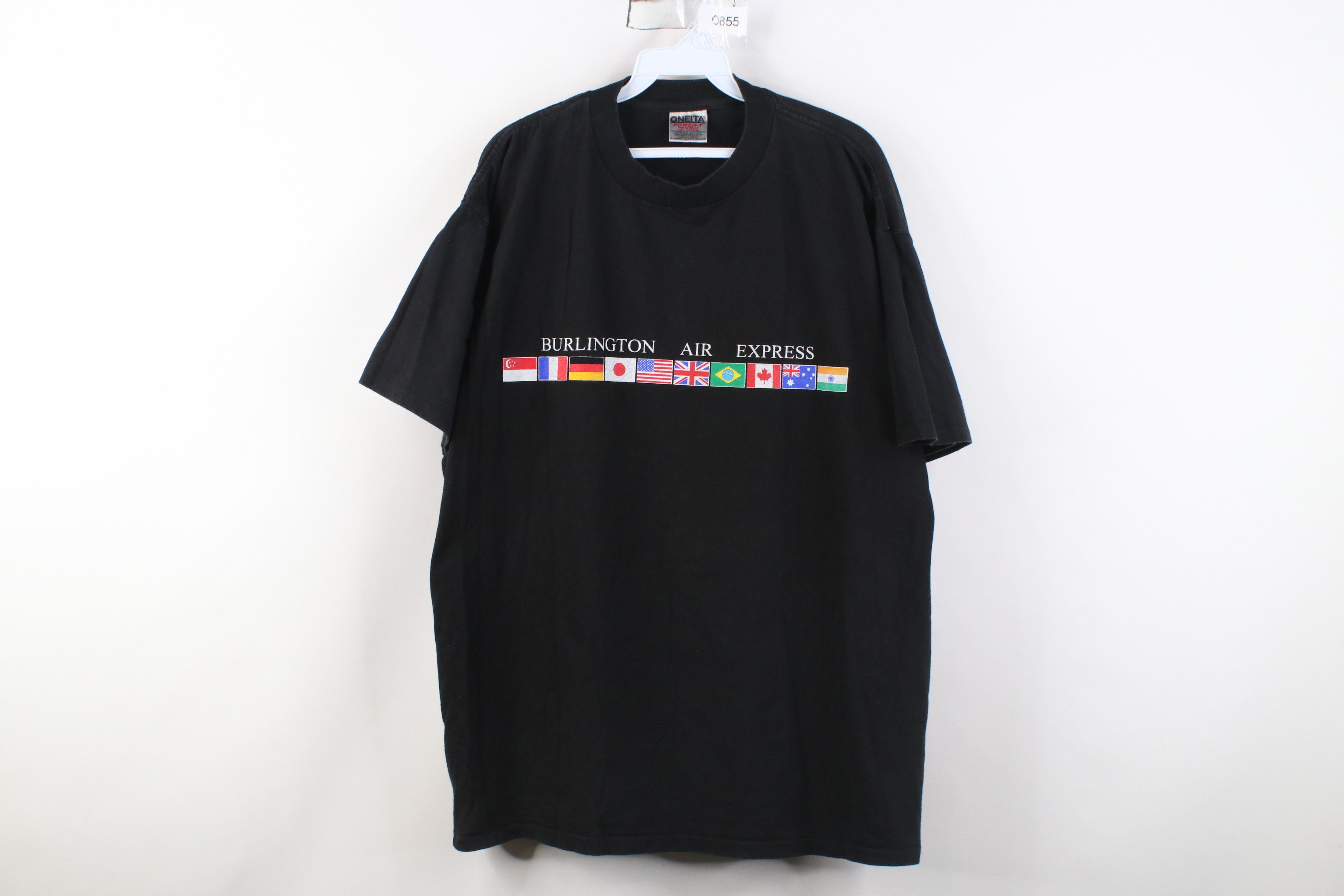 Vintage Vintage 90s Burlington Air Express Airplane T-Shirt Size US XL / EU 56 / 4 - 1 Thumbnail
