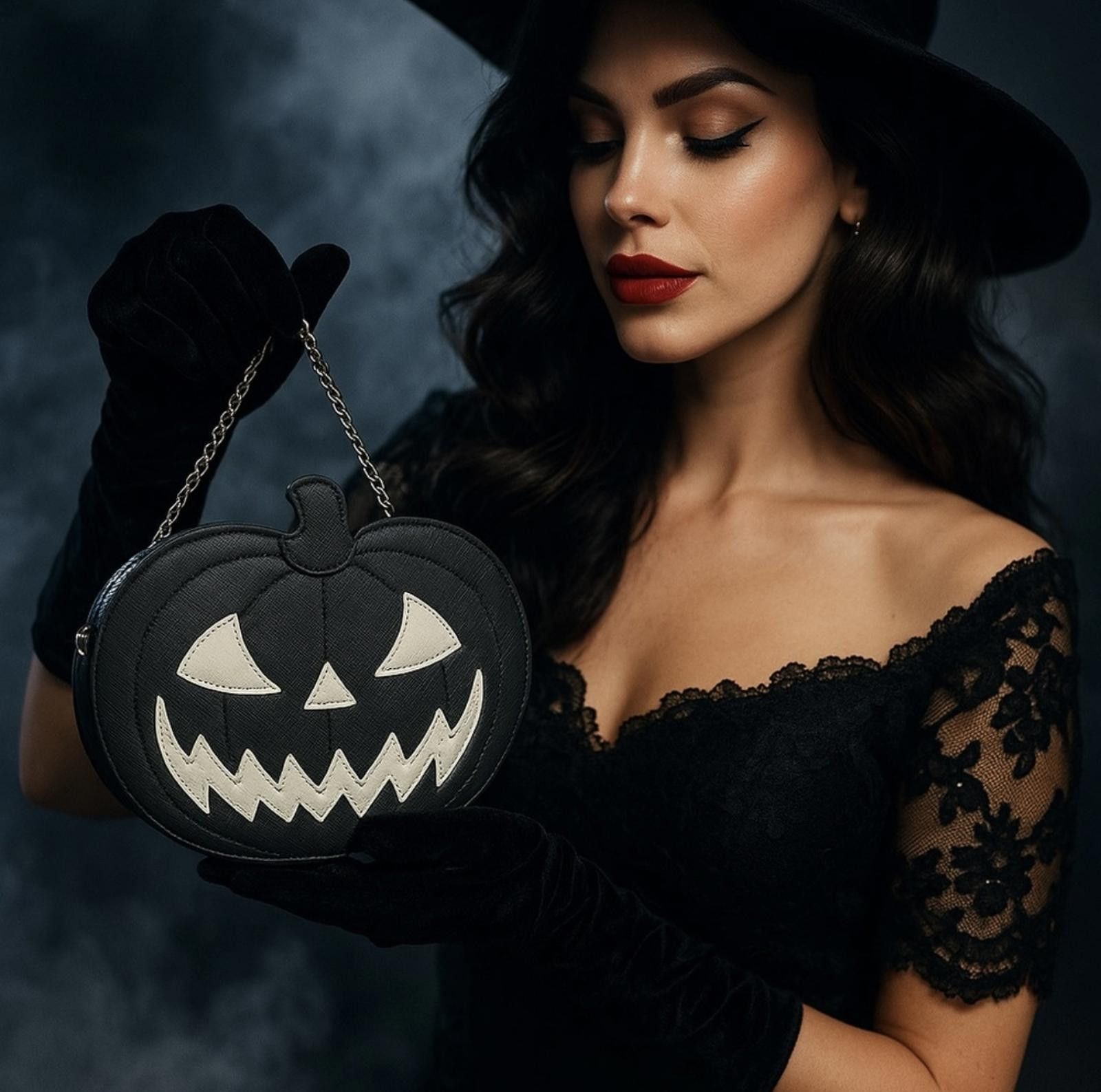 Mad Engine Glow In The Dark Crossbody Pumpkin Bag NWT
