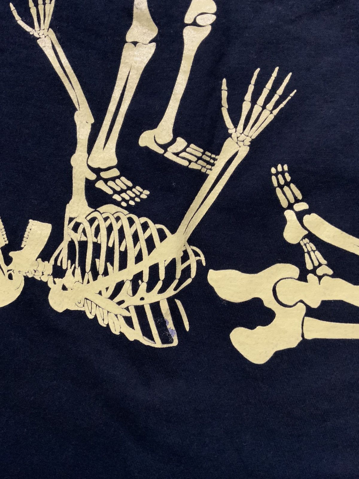 Fruit Of The Loom I Got Your Back Skeleton Skull Bones Horror Halloween TShirt Size US XXL / EU 58 / 5 - 6 Thumbnail