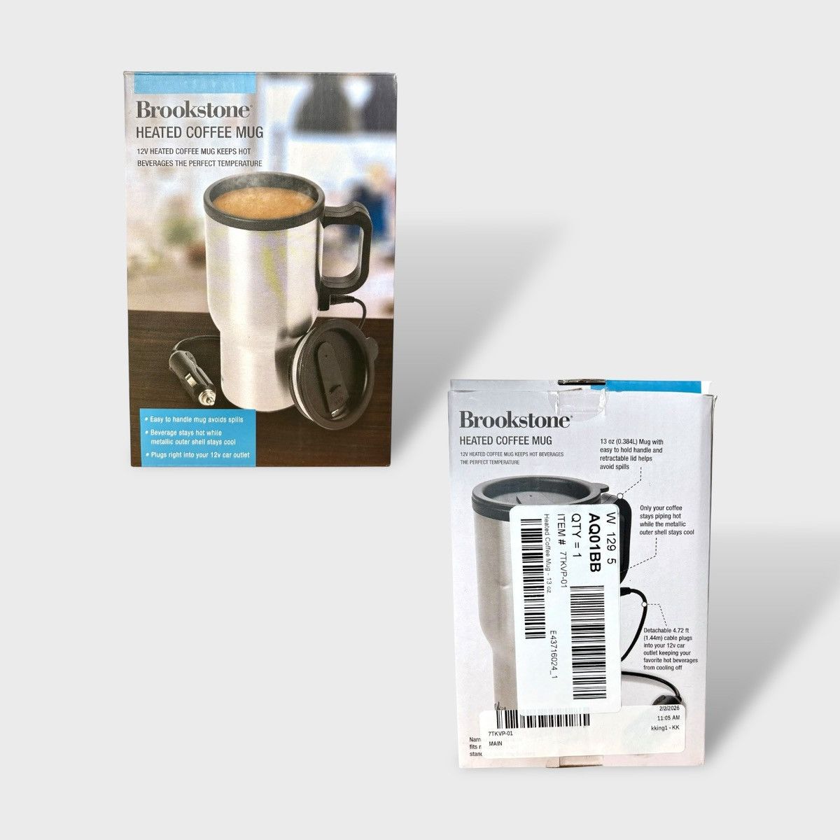 Other Brookstone Stainless Steel Heated Coffee Mug - 13 oz. Size ONE SIZE - 5 Thumbnail