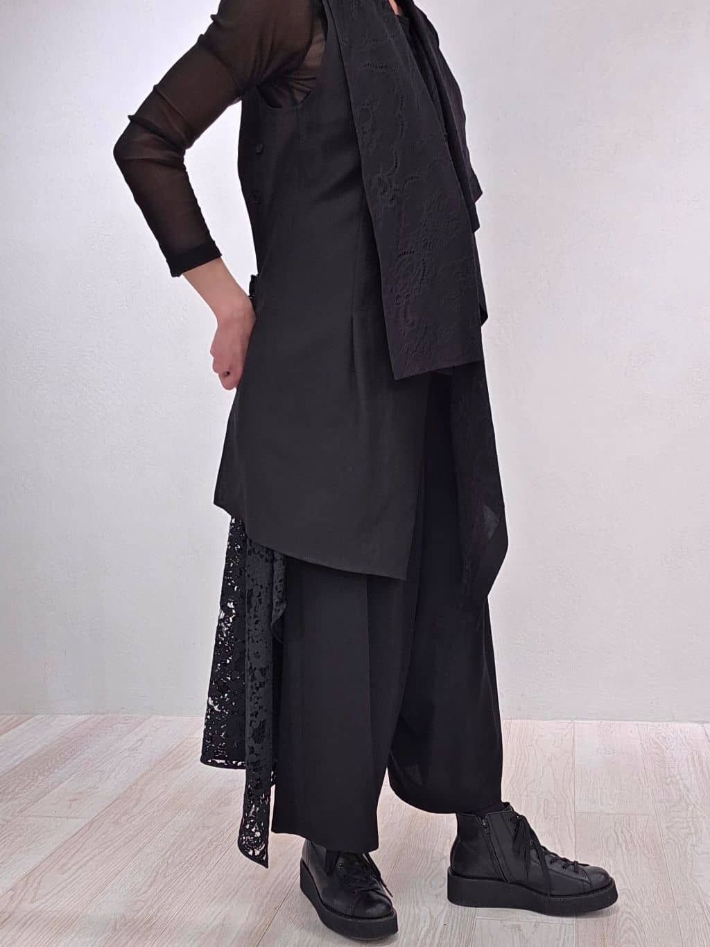 Yohji Yamamoto Yohji Yamamoto Femme - Sleeveless Long Jacket Vest Blouse Size S / US 4 / IT 40 - 12 Thumbnail