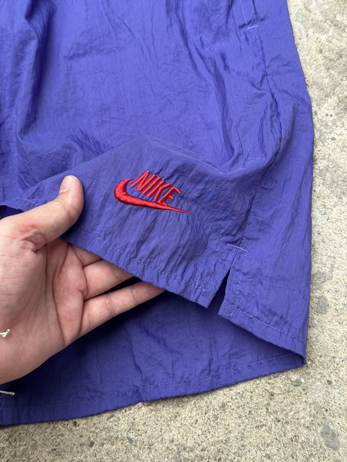 Nike Vintage Nike Spellouts Nylon 90's Short Pants Size US 32 / EU 48 - 4 Thumbnail
