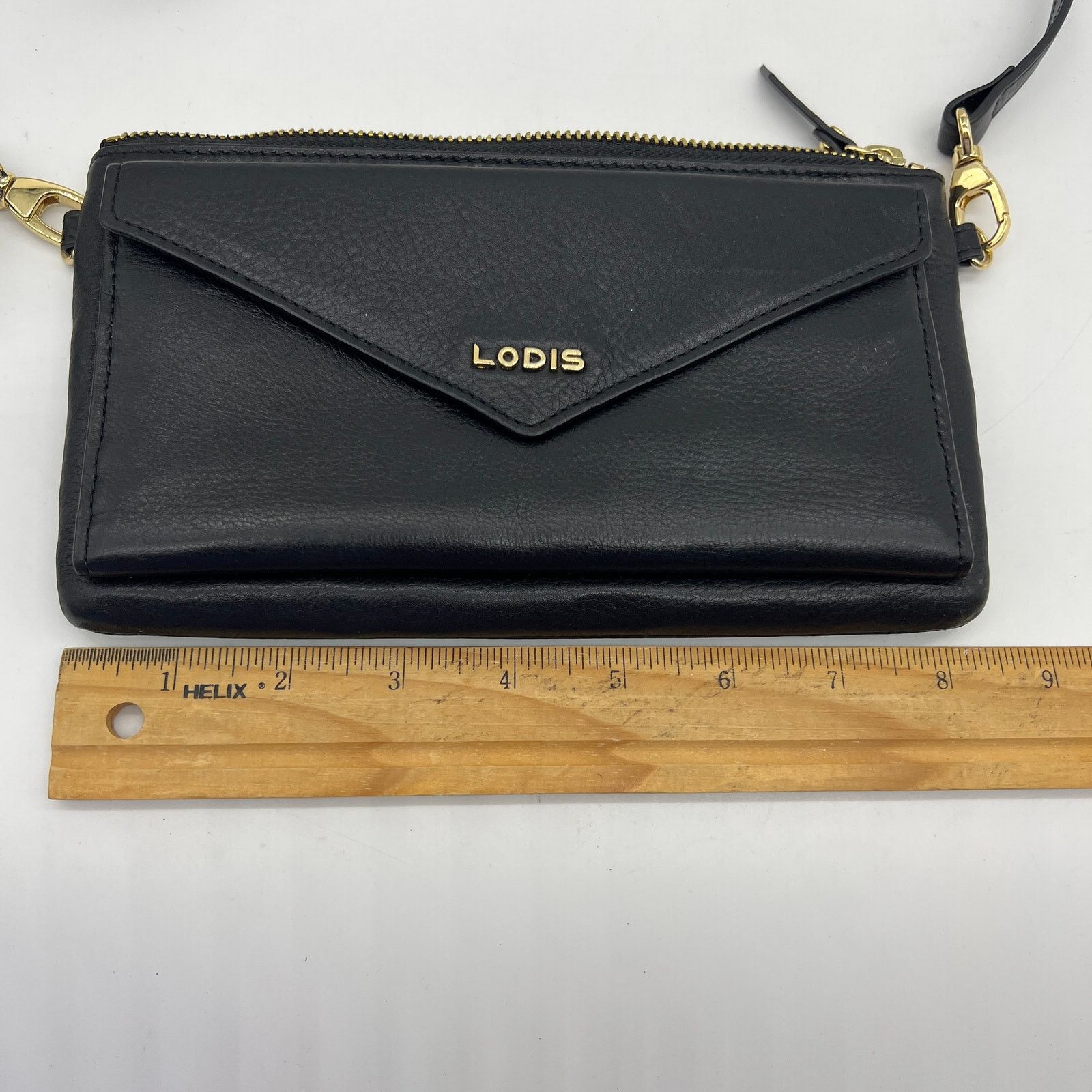 Other LODIS Women Crossbody Purse Black Leather Small Handbags Size ONE SIZE - 4 Thumbnail