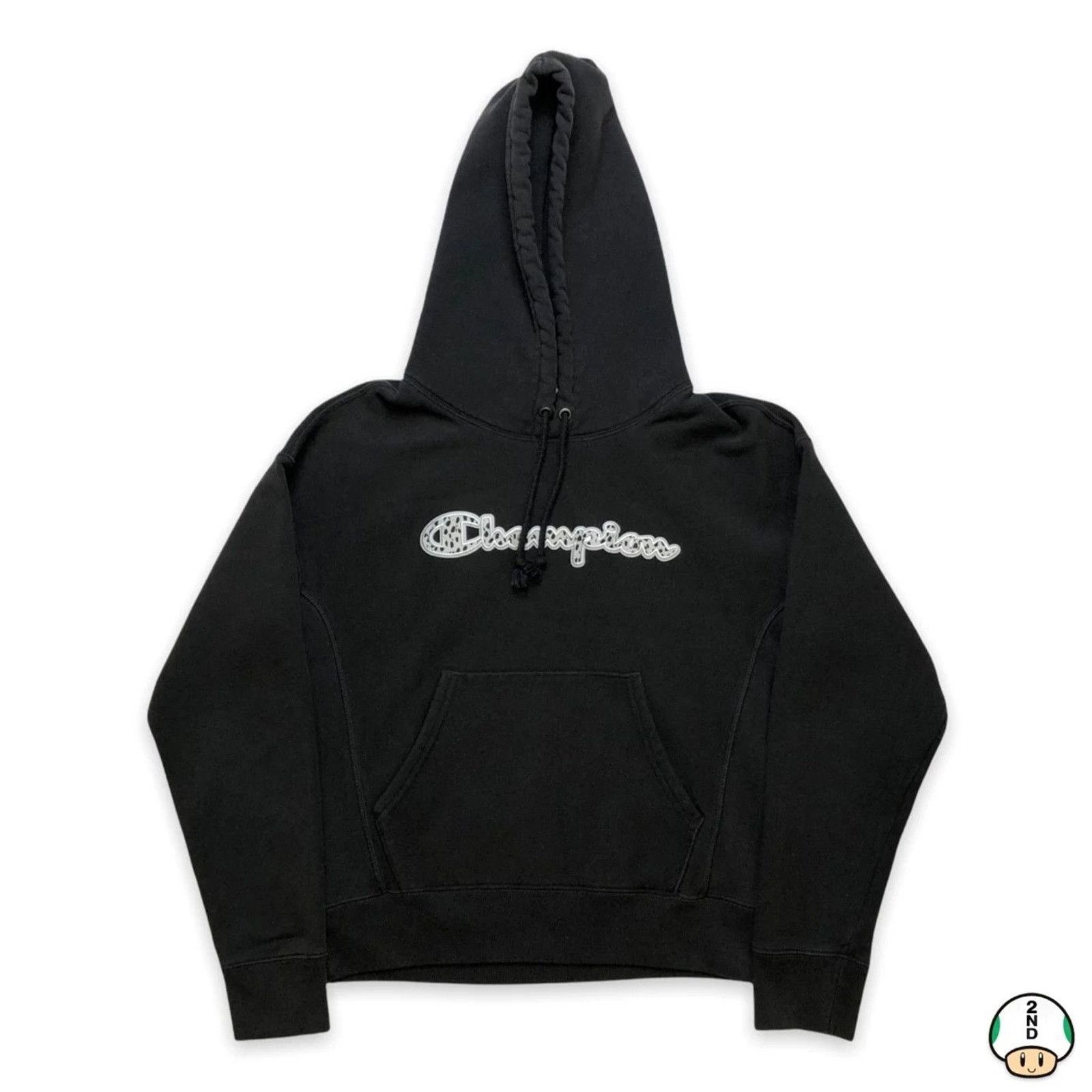Champion × Vintage Champion Hoodie Reverse Weave Pullover Hood Sweatshirt Size S / US 4 / IT 40 - 1 Thumbnail