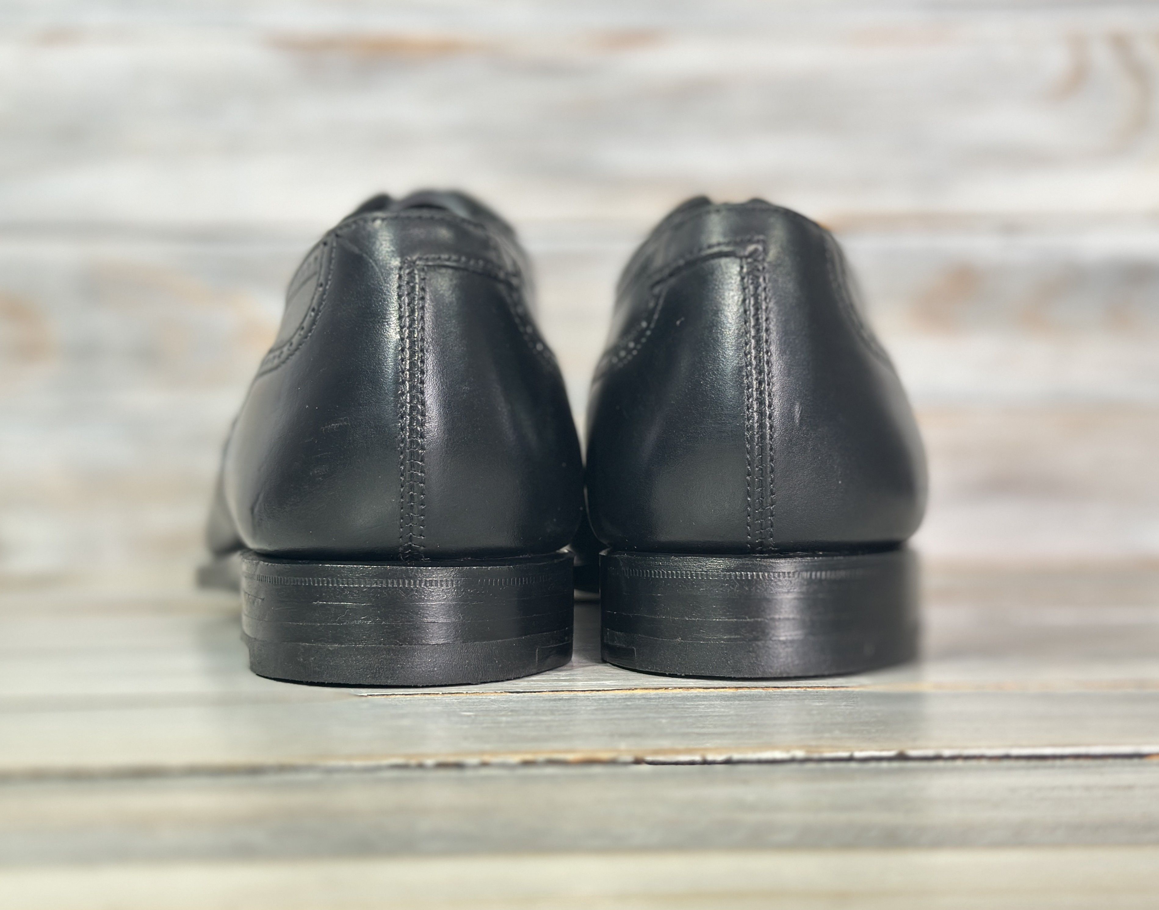 Crockett & Jones CROCKETT JONES Selborne Black Calf Made In England Luxury Size US 8 / EU 41 - 6 Thumbnail