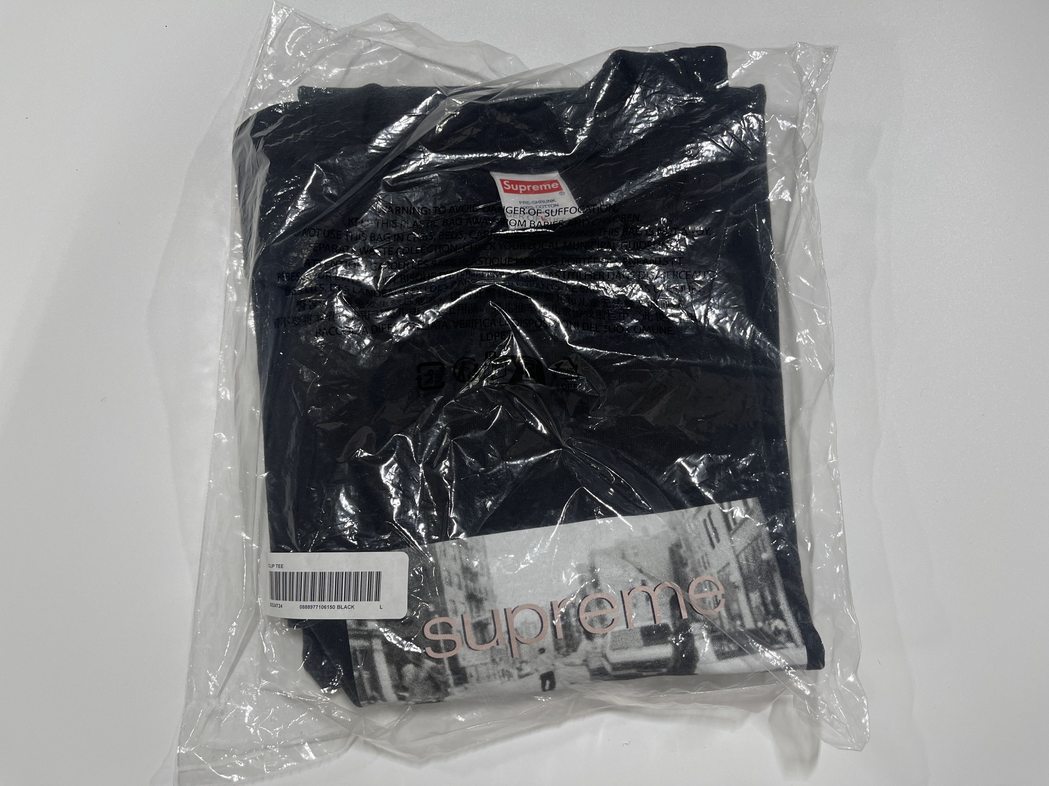 Supreme 🔥🔥🔥Supreme Crew 96 Tee Black Size L Size US L / EU 52-54 / 3 - 2 Thumbnail