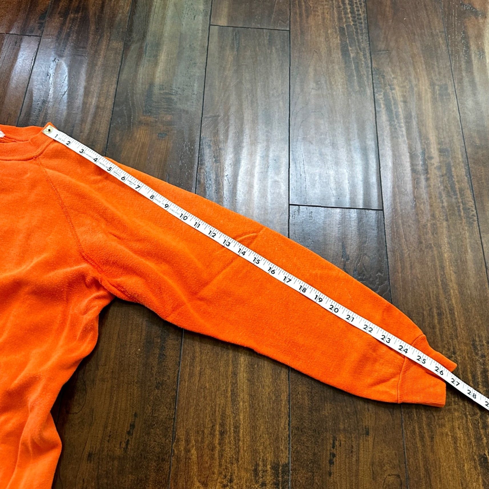 Vintage VINTAGE 1960s Rockabilly Sweatshirt Sweater 60s 70s Orange USA Graphic Print Crew Neck Long Sleeve L Men Size US L / EU 52-54 / 3 - 7 Thumbnail