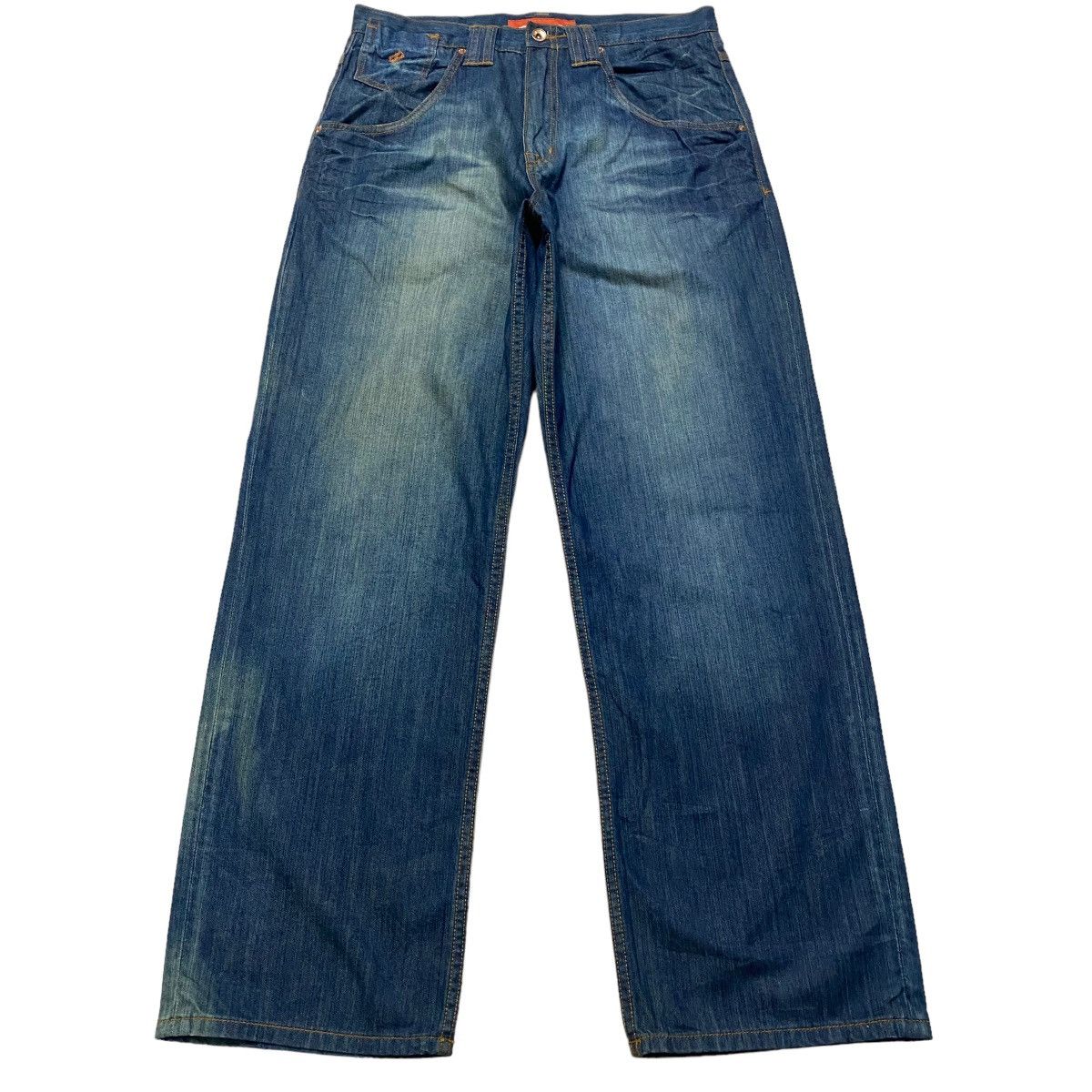 Rocawear Vintage Rocawear Baggy Spellout Embroidery Denim Jeans Size US 32 / EU 48 - 2 Thumbnail
