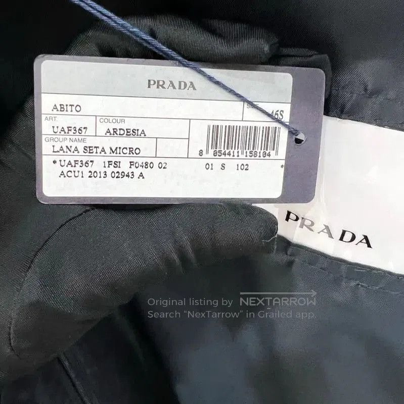 Prada Prada Black Wool Short Jacket for Men. Size US L / EU 52-54 / 3 - 6 Thumbnail