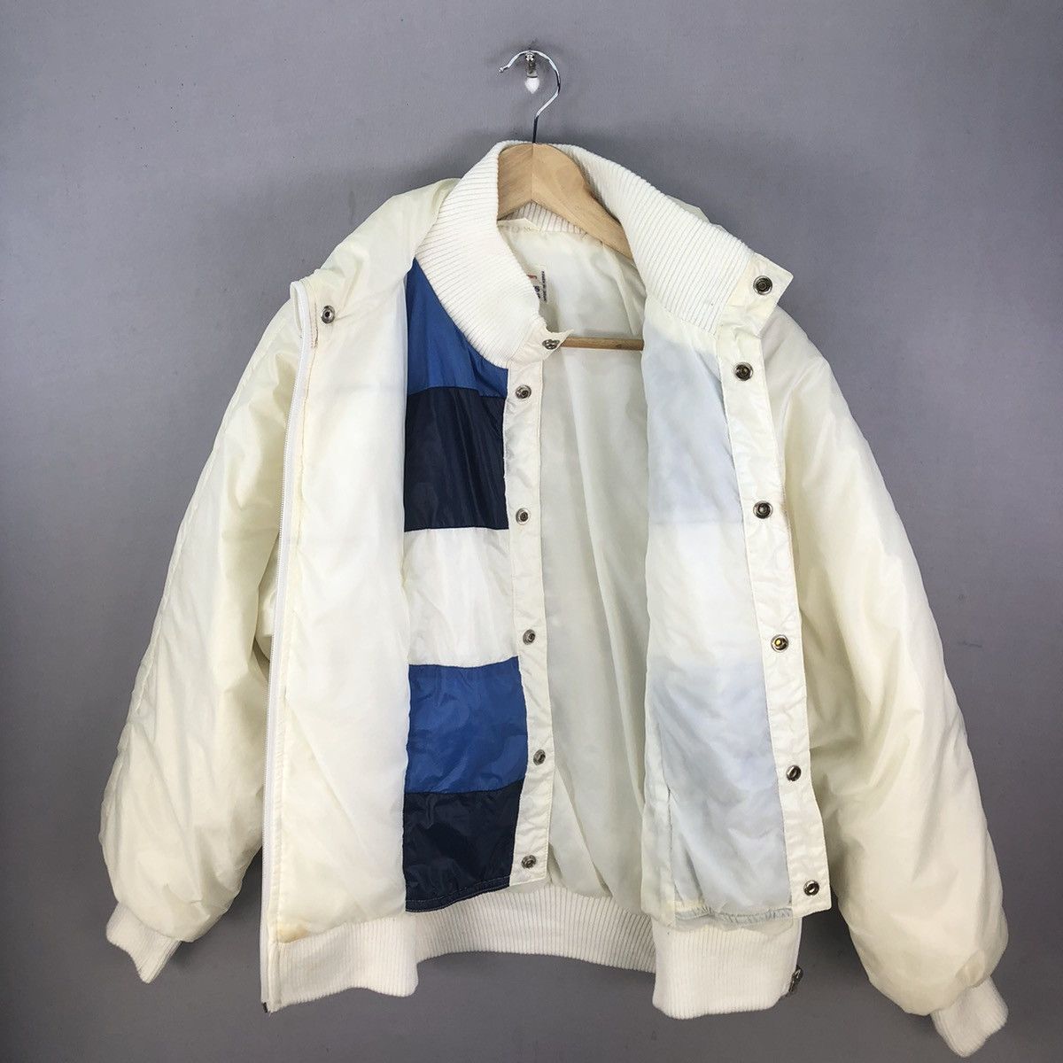 Japanese Brand Vintage 1990s Bob Johnes Sports Padded Puffer Jacket Size US M / EU 48-50 / 2 - 3 Thumbnail