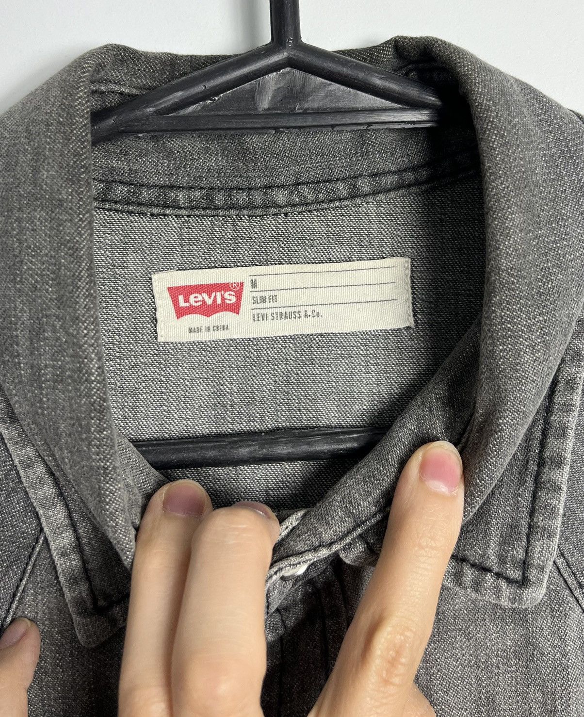 Levi's Shirt Levi’s Grey Vintage Red Tab Size US M / EU 48-50 / 2 - 3 Thumbnail