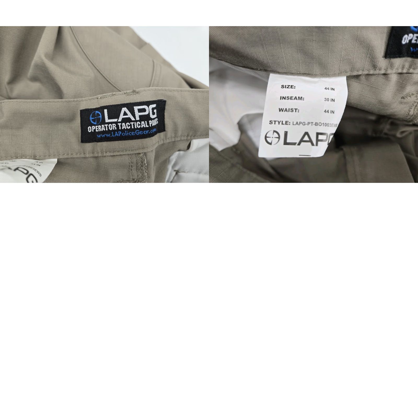 Vintage LAPG Pants Men's 44x30 Cargo Tactical Rip Stop Gray Khaki Size US 44 / EU 60 - 9 Thumbnail