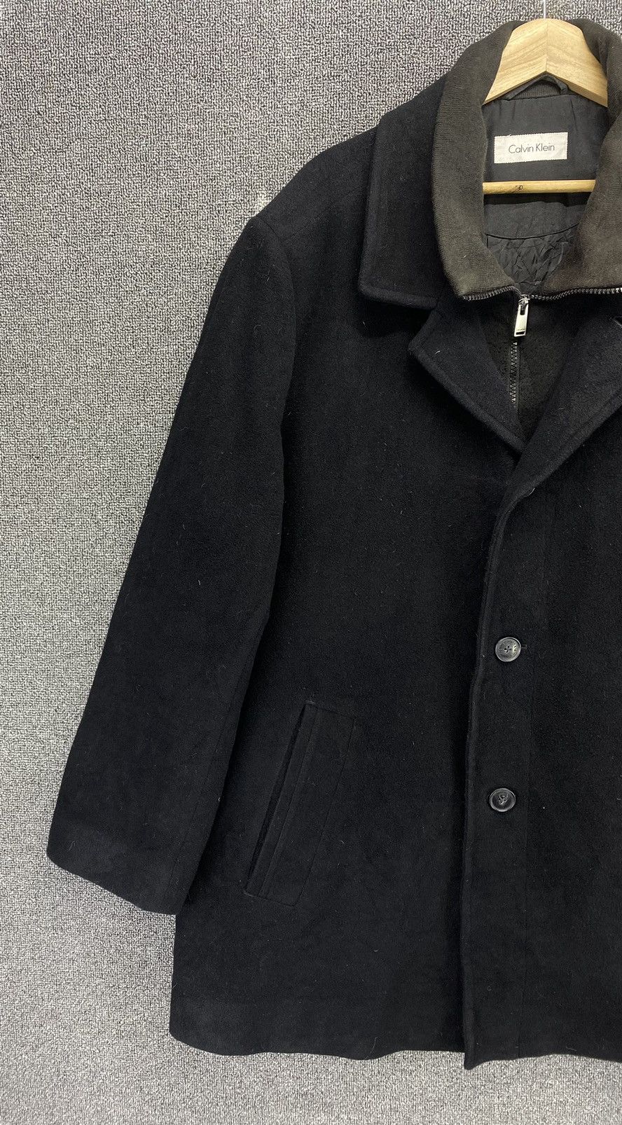 Calvin Klein Vintage Calvin Klein Wool Jacket Size US L / EU 52-54 / 3 - 3 Thumbnail
