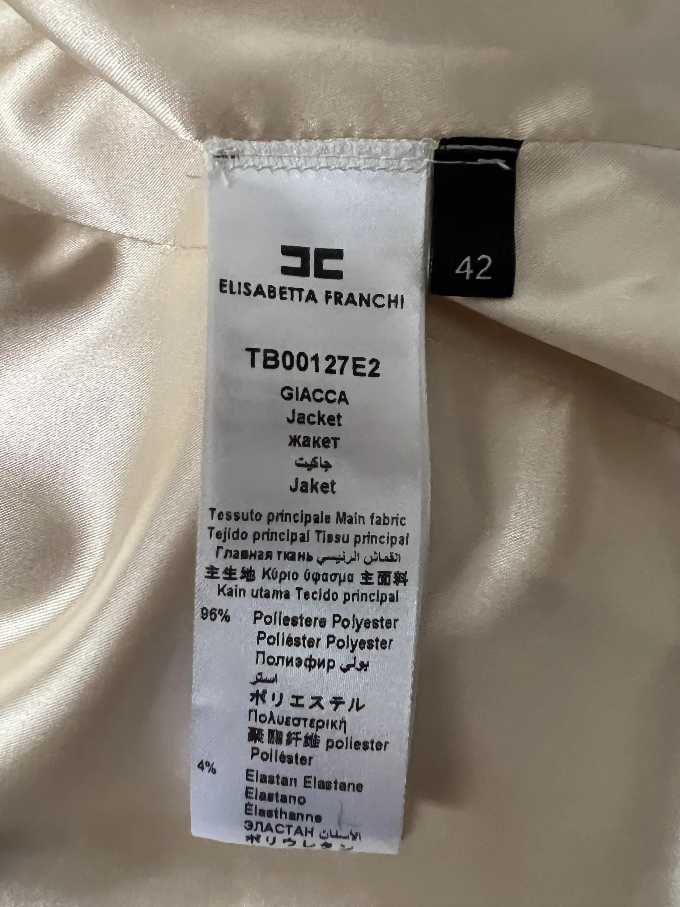 Elisabetta Franchi Tailleur Mini Dress With Gathered Tulle Skirt Size S / US 4 / IT 40 - 19 Thumbnail