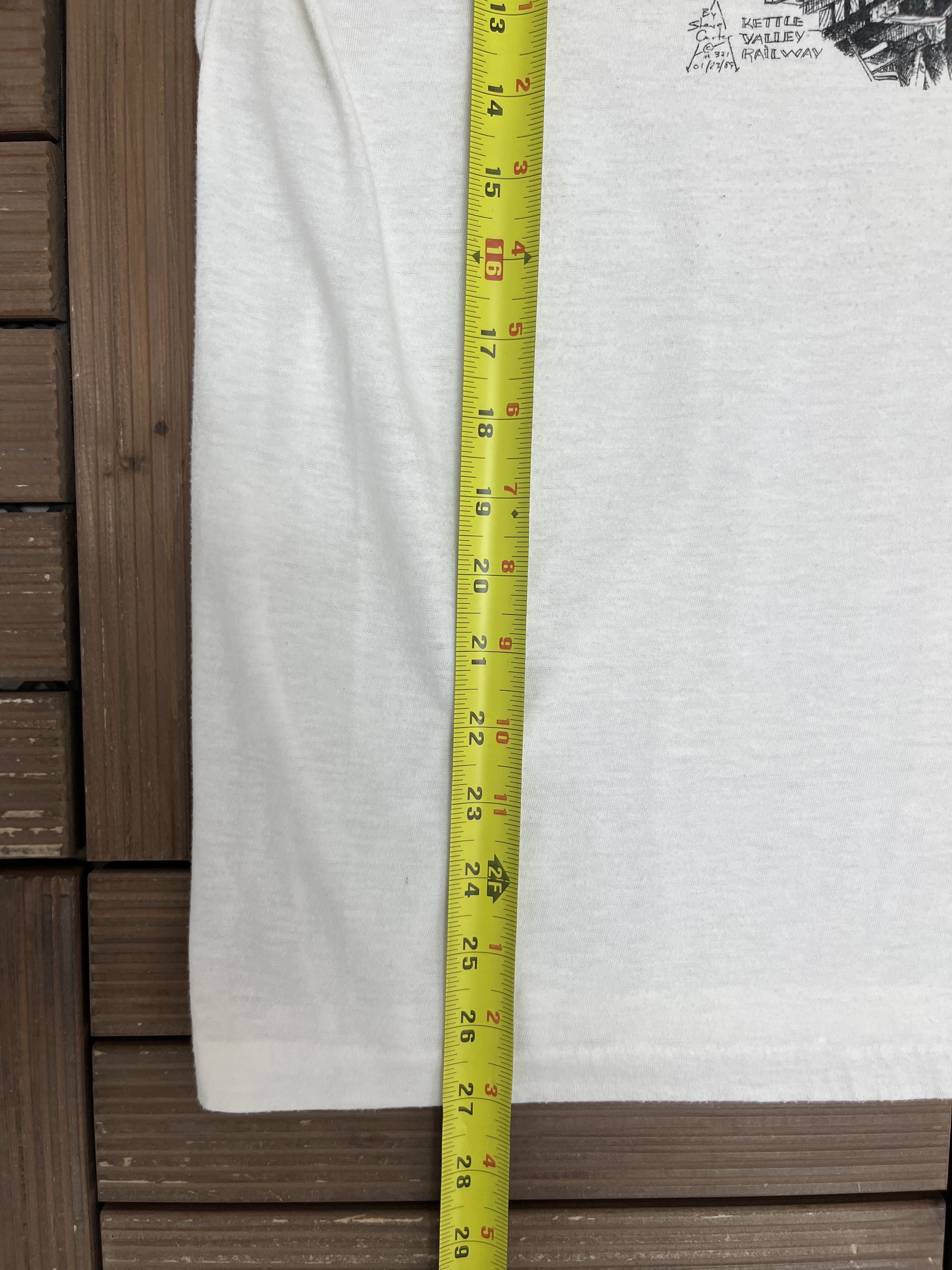 Vintage Kettle Valley Railway Vintage White T-Shirt Tee Size US L / EU 52-54 / 3 - 8 Thumbnail