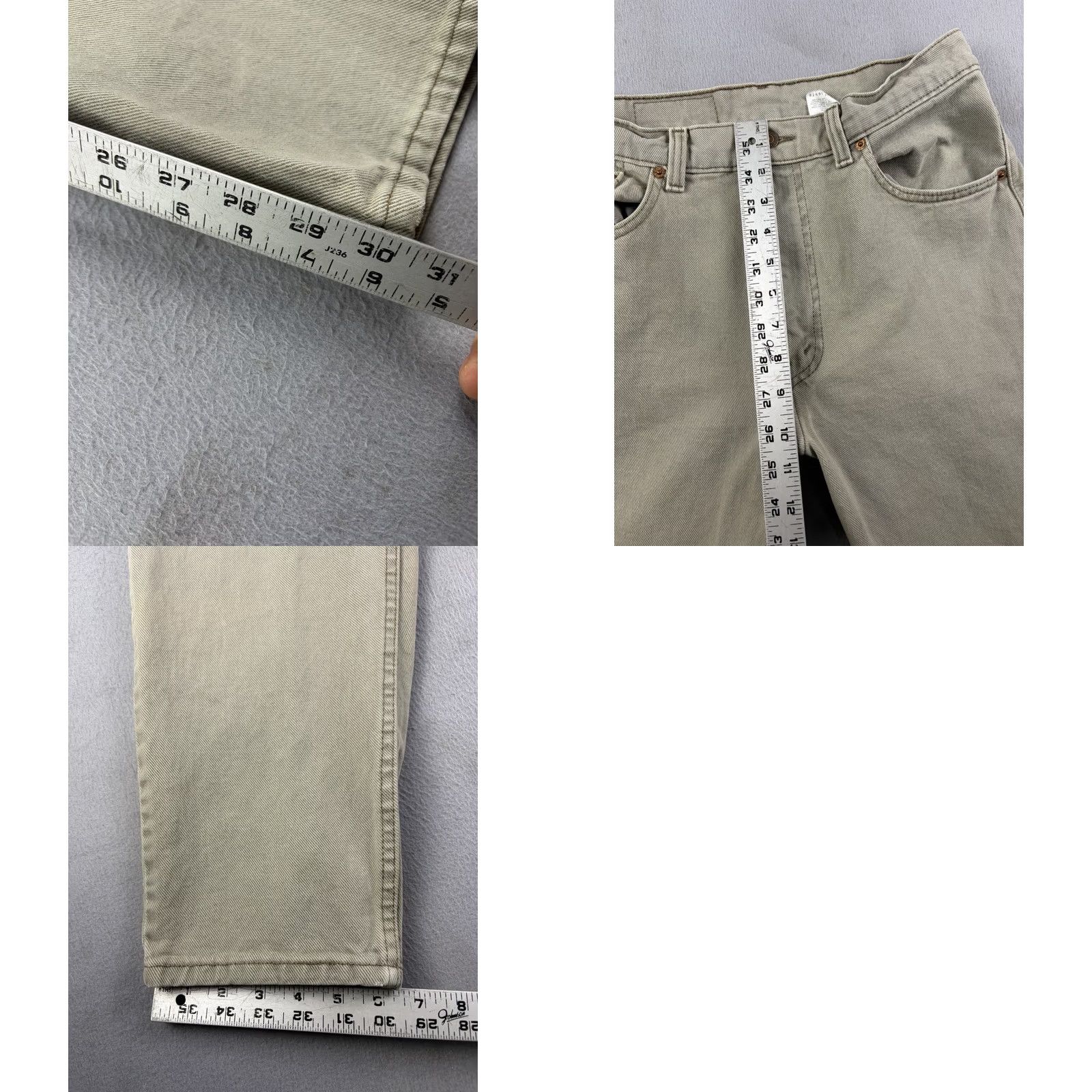 Levi's VINTAGE Levi’s 550 Jeans Men’s 33x30 Brown Tapered 90s Jeans Mens Brown 90s Size US 33 - 8 Thumbnail
