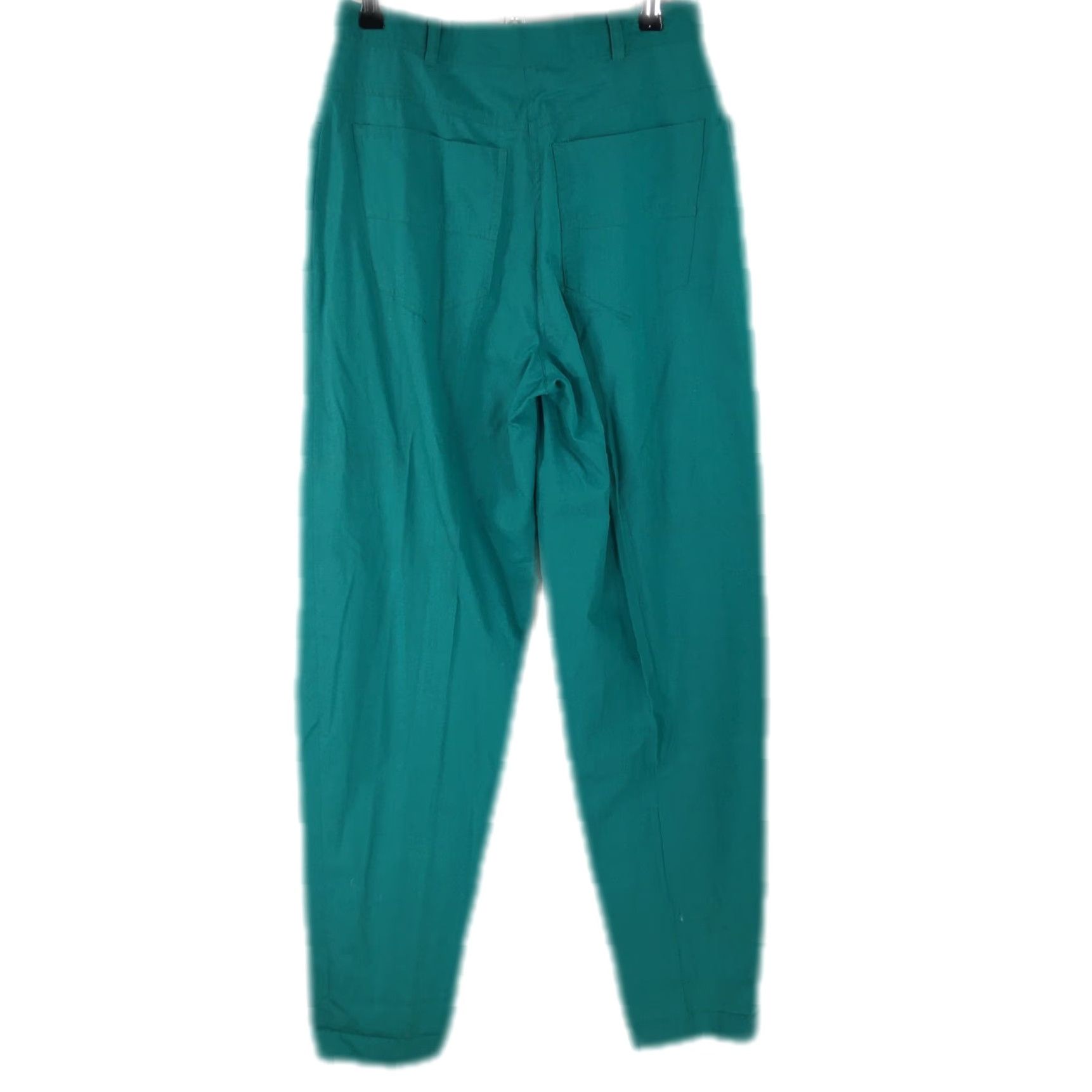 Ford VINTAGE Charlotte Ford Tulip Dress Pants Womens Size 12 Green Pleated 30X33 Size 34" / US 12 / IT 48 - 2 Thumbnail
