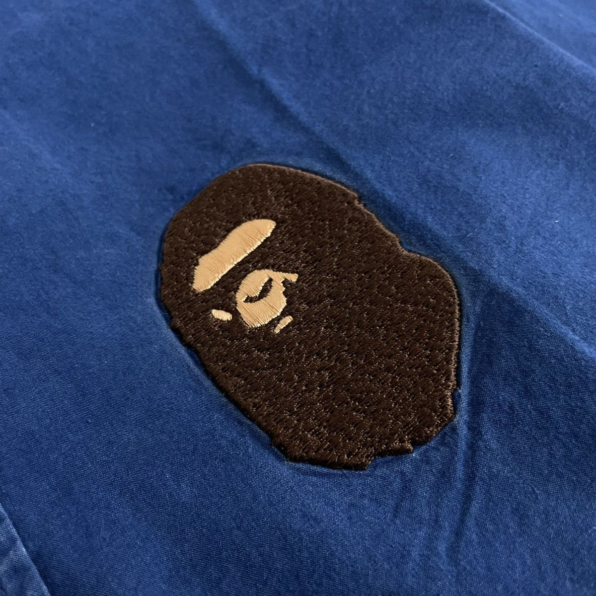 Bape A bathing Ape Button Down Indigo Shirt Size US M / EU 48-50 / 2 - 6 Thumbnail