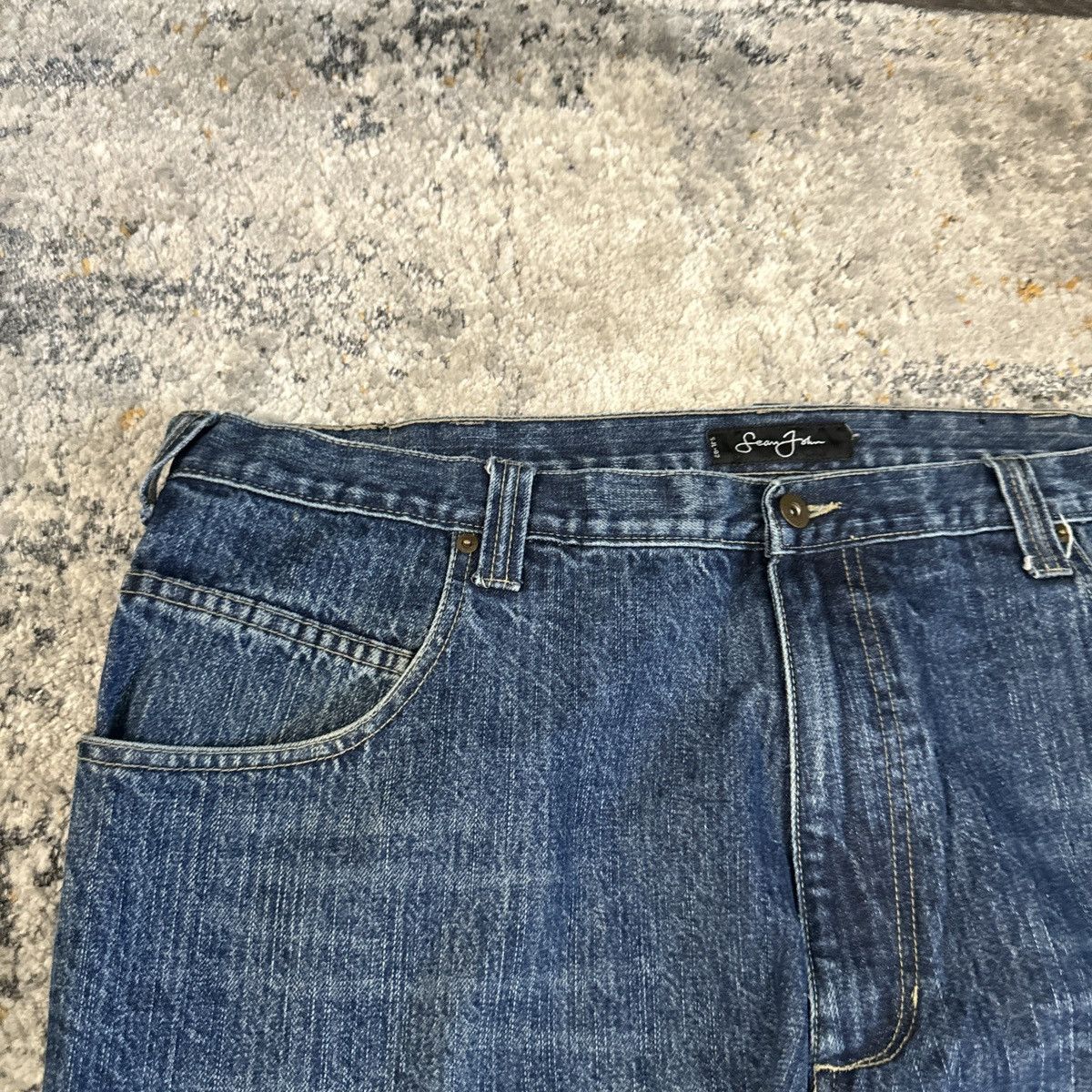 JNCO × Sean John × Vintage Vintage Y2K Sean John baggy wide leg embroidered jeans Size US 40 / EU 56 - 6 Thumbnail