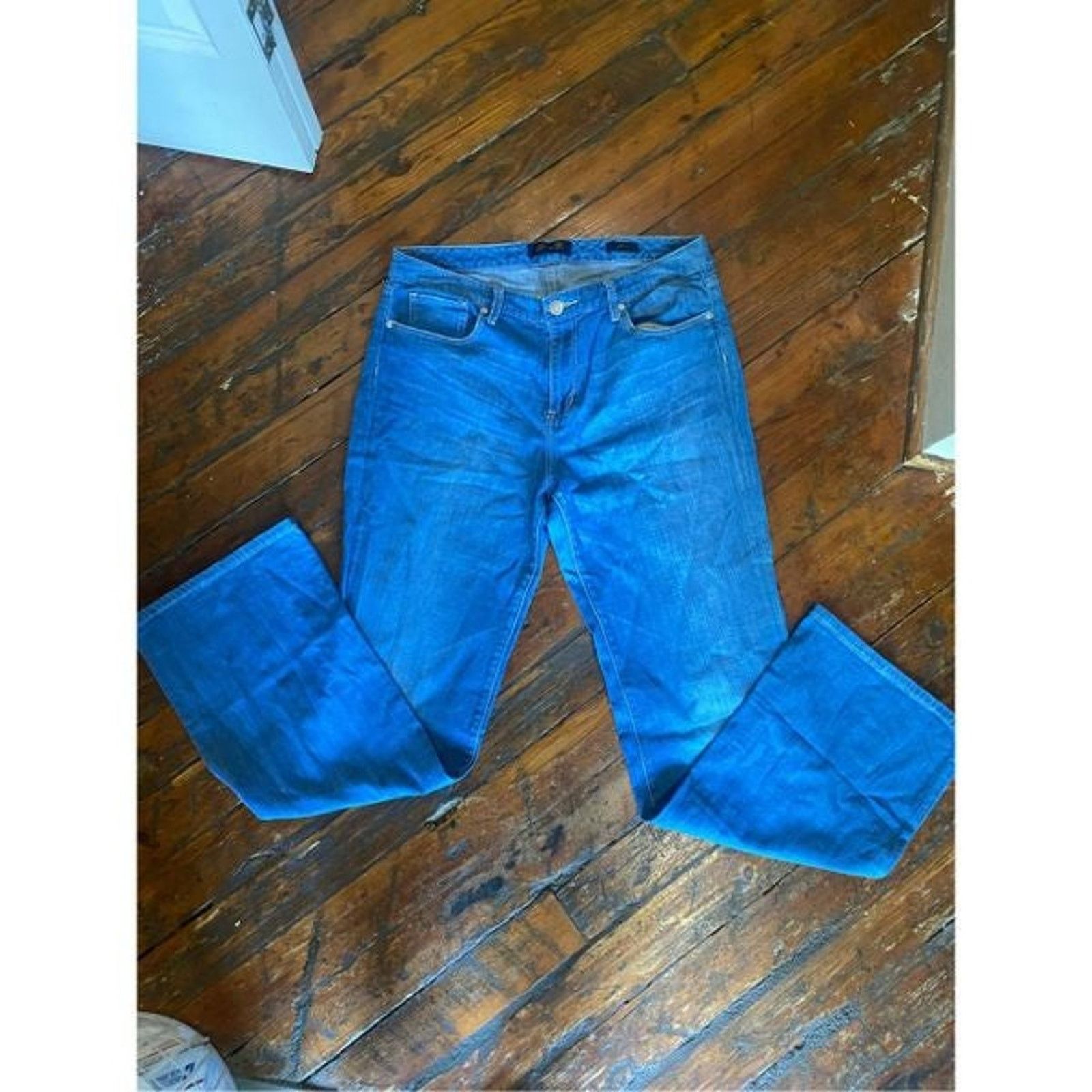 7 For All Mankind 7 for All Mankind Flare Blue Jeans Size 12, MSRP $228 Size 34" / US 12 / IT 48 - 2 Thumbnail