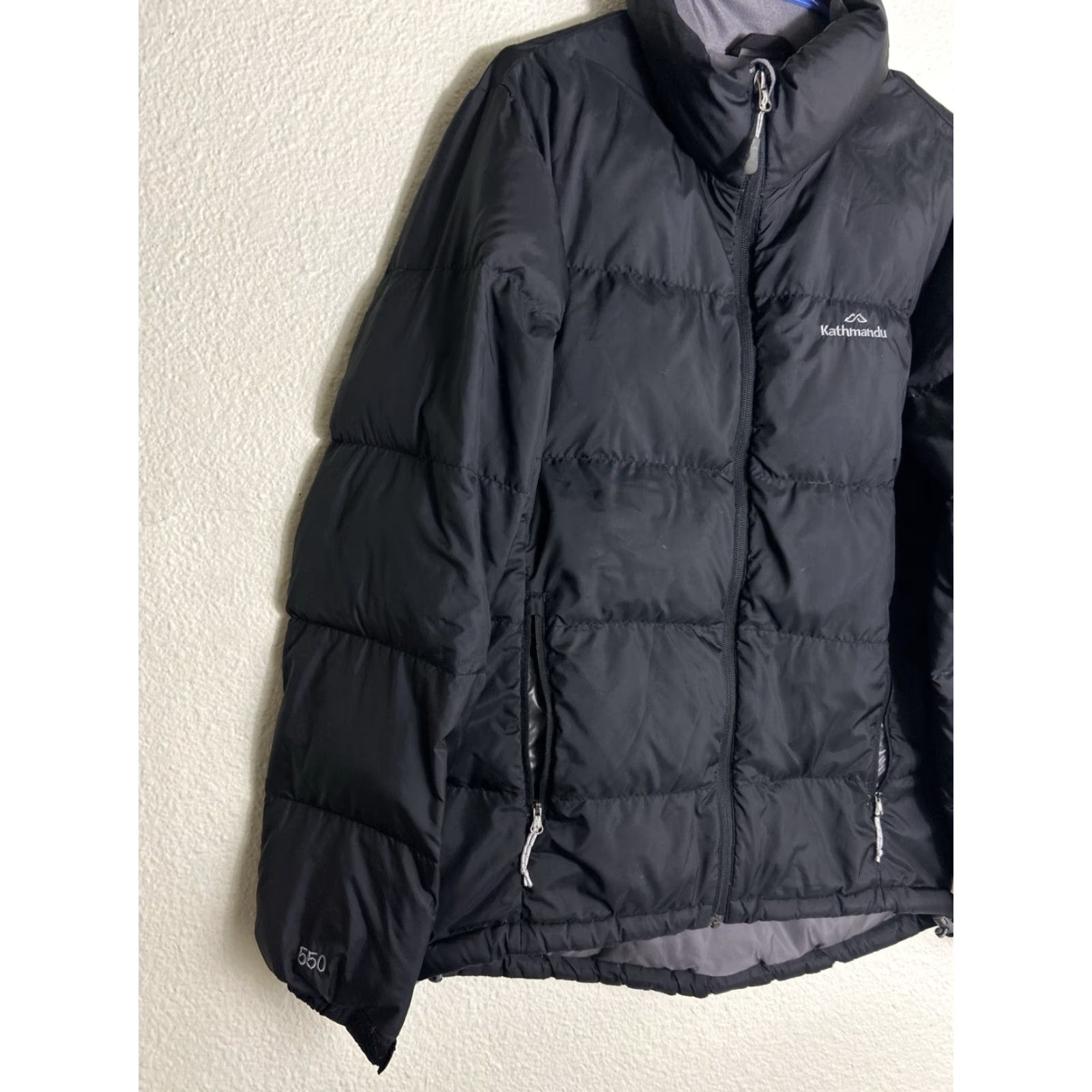 Kathmandu Kathmandu Womens XS Black Fullzip Duckdown550 Puffer Jacket Packable Light Jacket Size XS / US 0-2 / IT 36-38 - 2 Thumbnail
