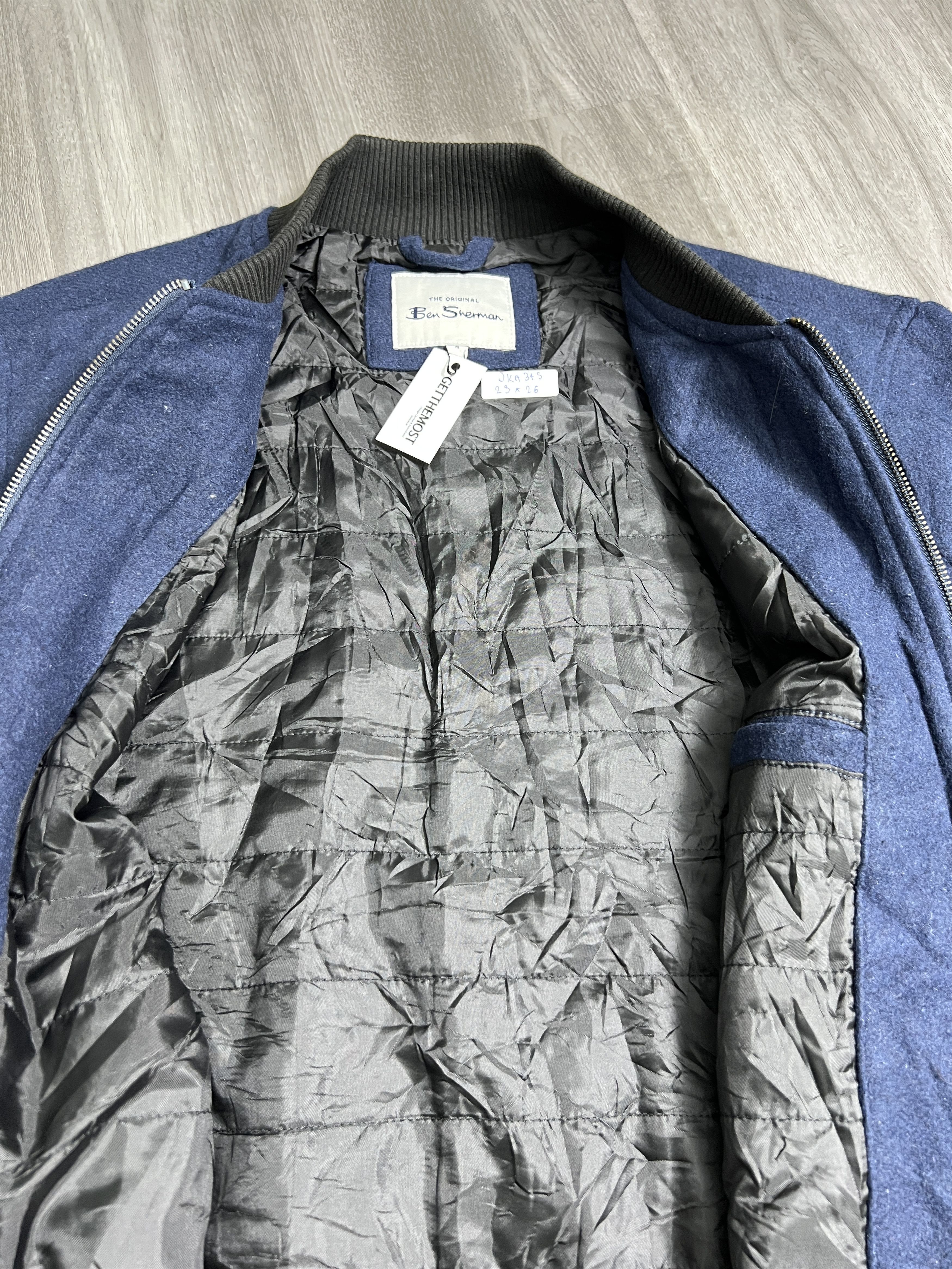 Ben Sherman Ben Sherman Wool Lined Bomber Jacket (M) JKA345 Size US M / EU 48-50 / 2 - 6 Thumbnail