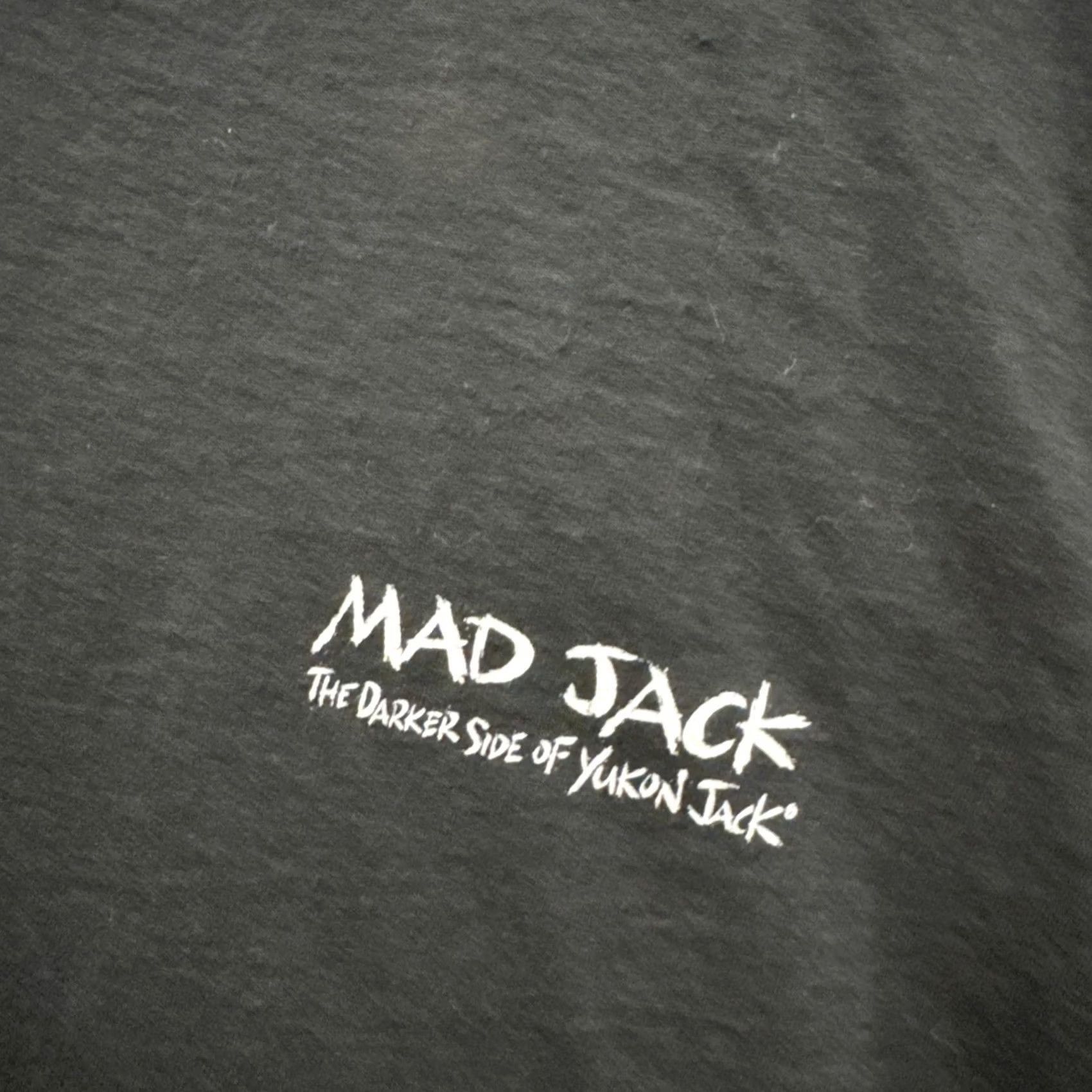 Anvil VINTAGE 90s Anvil T-Shirt Mad Jack The Darker Side Of Yukon Jack Be Afraid Of The Dark Black L Mens Size US L / EU 52-54 / 3 - 2 Thumbnail