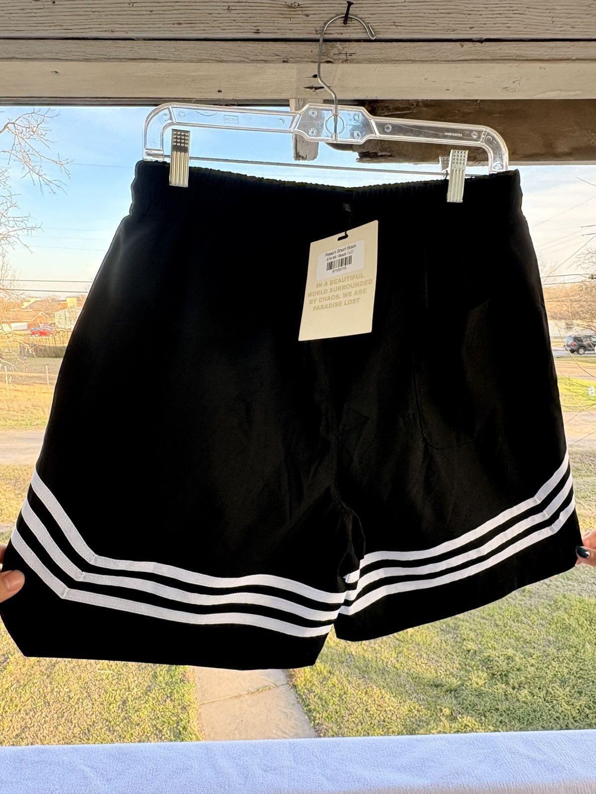 Other Paradise Lost Black/Hot pink shorts SMALL Size US 28 / EU 44 - 2 Thumbnail