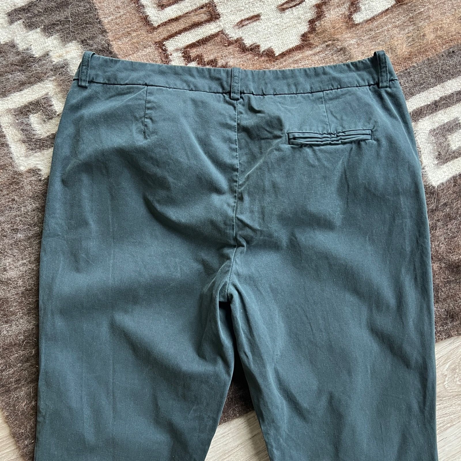 Jil Sander Jil Sander Navy Straight Fit Cotton Pants 9645AC Size 32" / US 10 / IT 46 - 6 Thumbnail