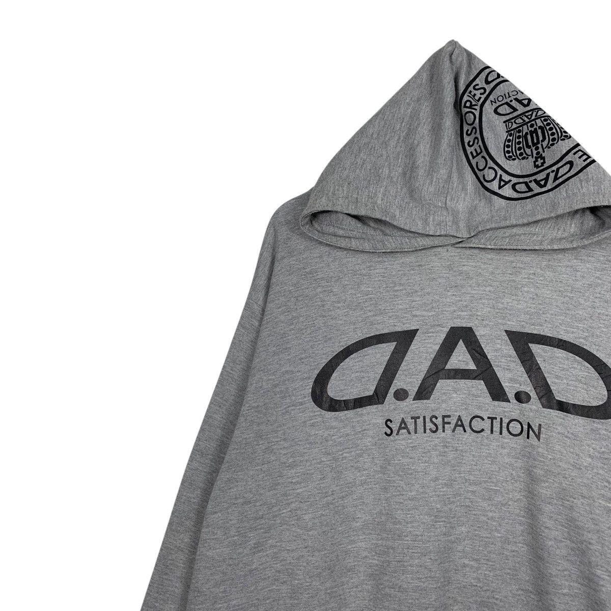 Japanese Brand DAD Satisfaction Spellout Pullover Hoodie Size US L / EU 52-54 / 3 - 6 Thumbnail