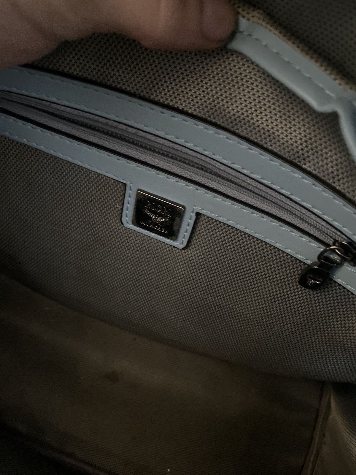 Light Blue customize MCM Backpack