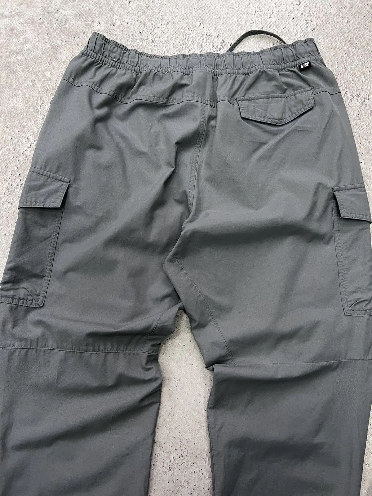 Nike Nike drill cargo pants y2k nylon swoosh y2k Size US 35 - 14 Thumbnail