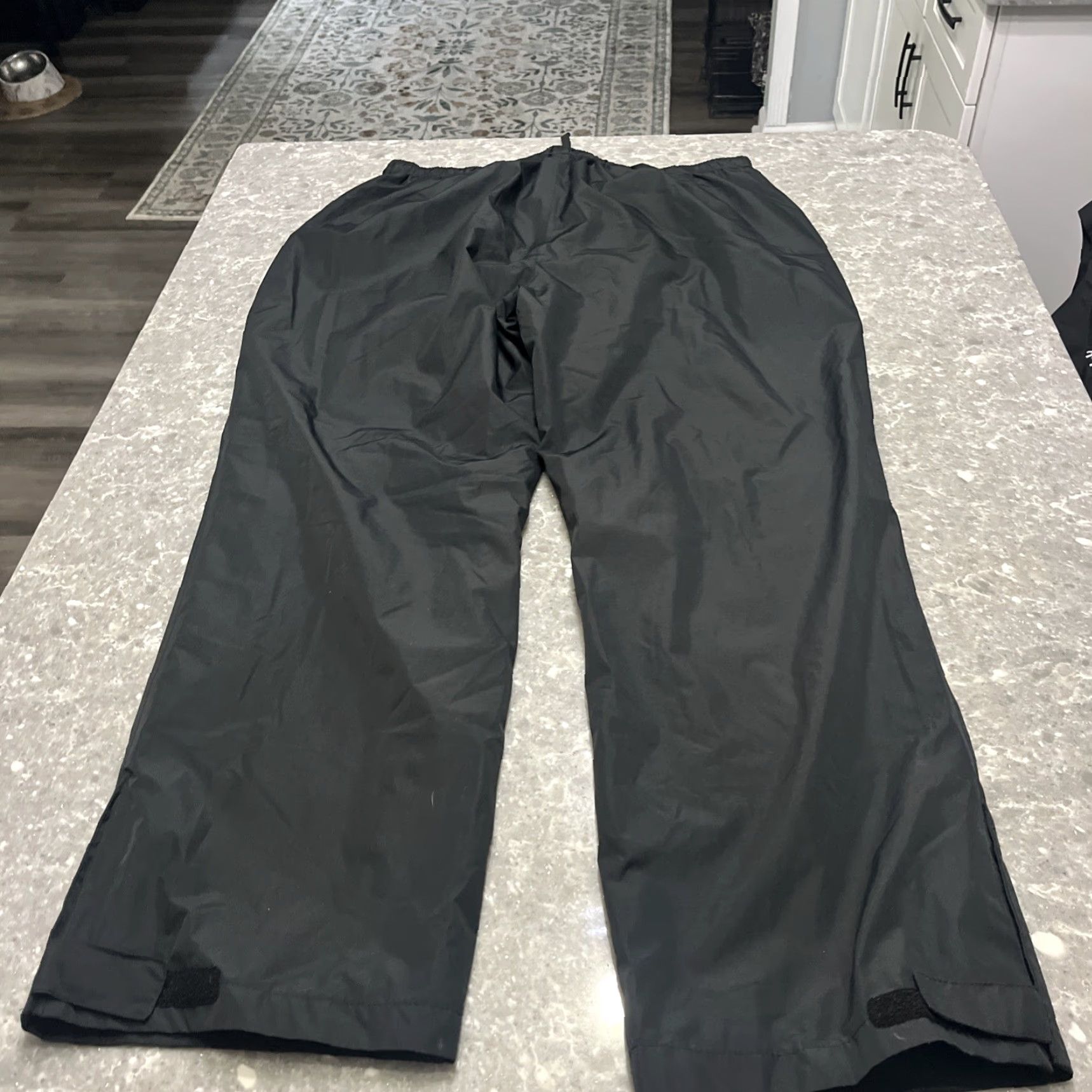 Port Authority Port Authority Weatherproof Mens XL Pants Black - Activewear Athletic Straight Leg with Zipper Pockets Size US 36 / EU 52 - 7 Thumbnail