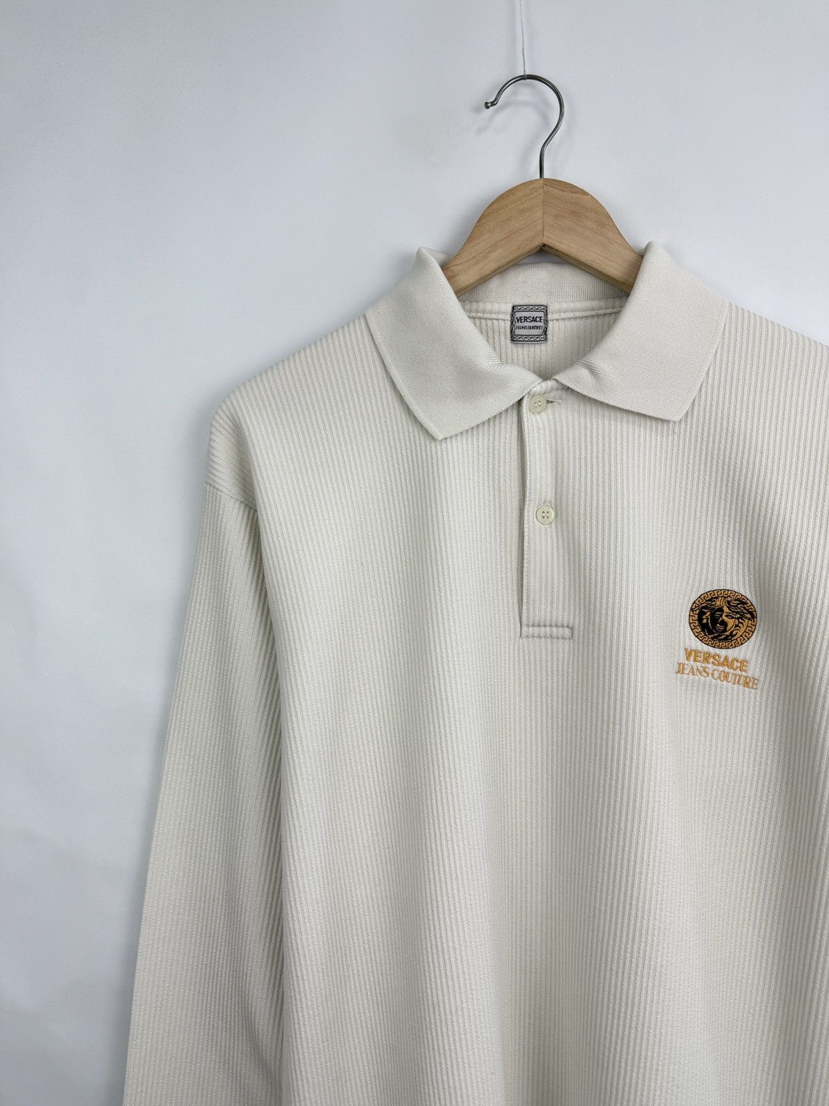 Versace Jeans Couture 🇮🇹 Vintage 90s Versace Jeans Couture Long Sleeve Retro Size US XL / EU 56 / 4 - 2 Thumbnail