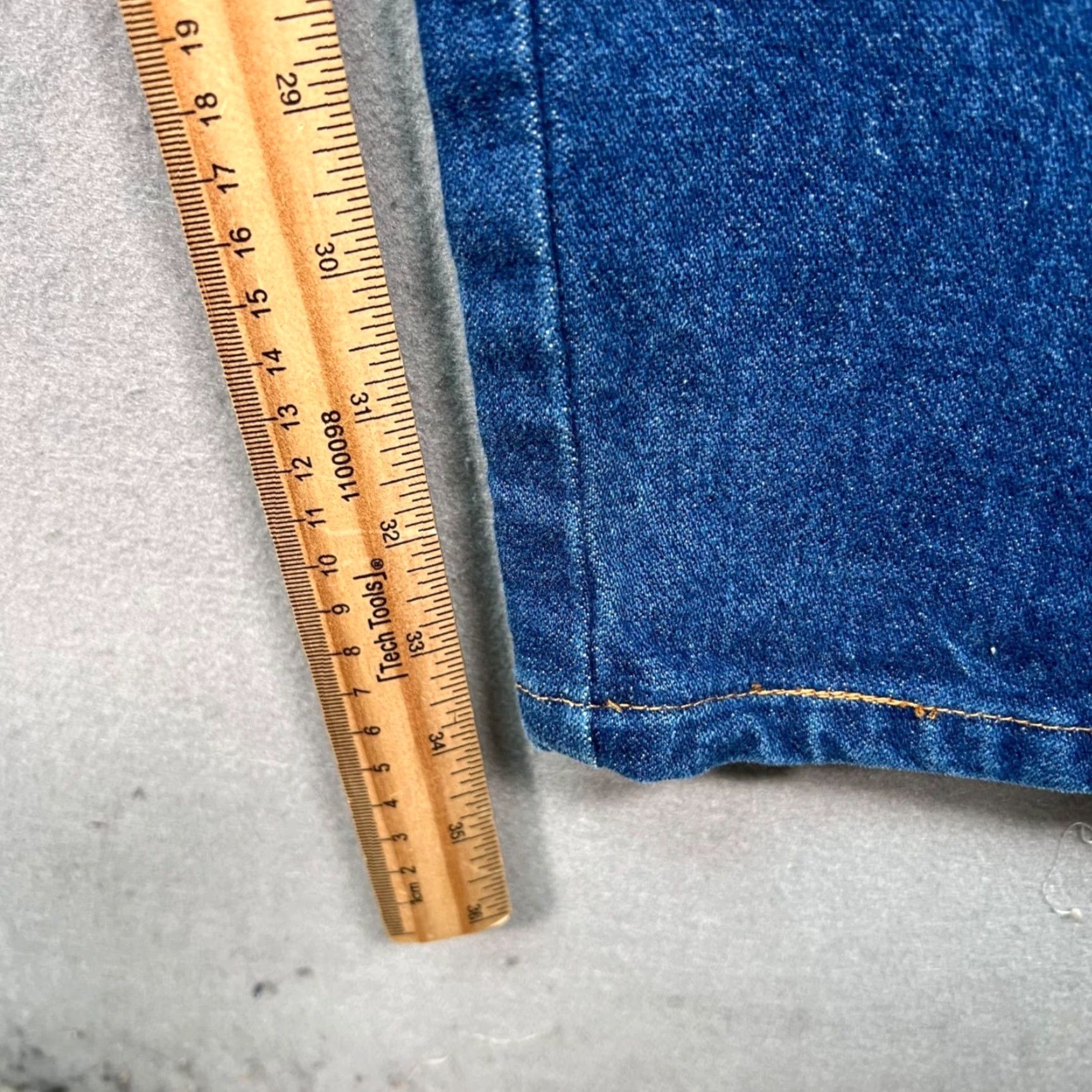 Wrangler Wrangler Jeans Slim Straight Denim 32 x 36 Mens Blue Regular 5-Pocket Design Denim Jeans Vintage No Size US 32 / EU 48 - 6 Thumbnail
