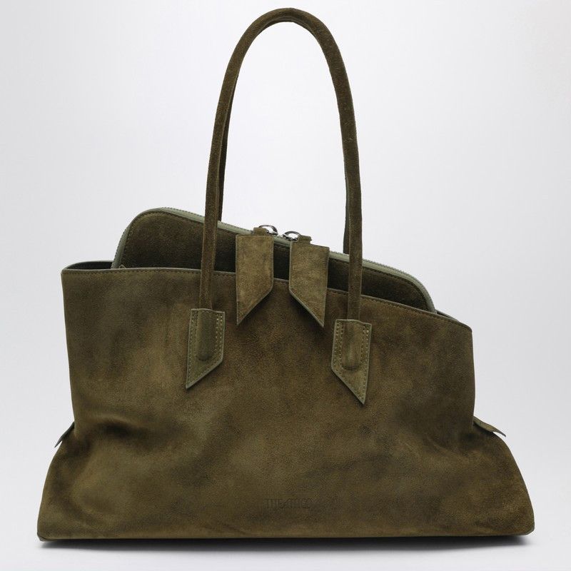 The Attico The Attico La Passeggiata Medium Khaki Bag Size ONE SIZE - 1 Thumbnail