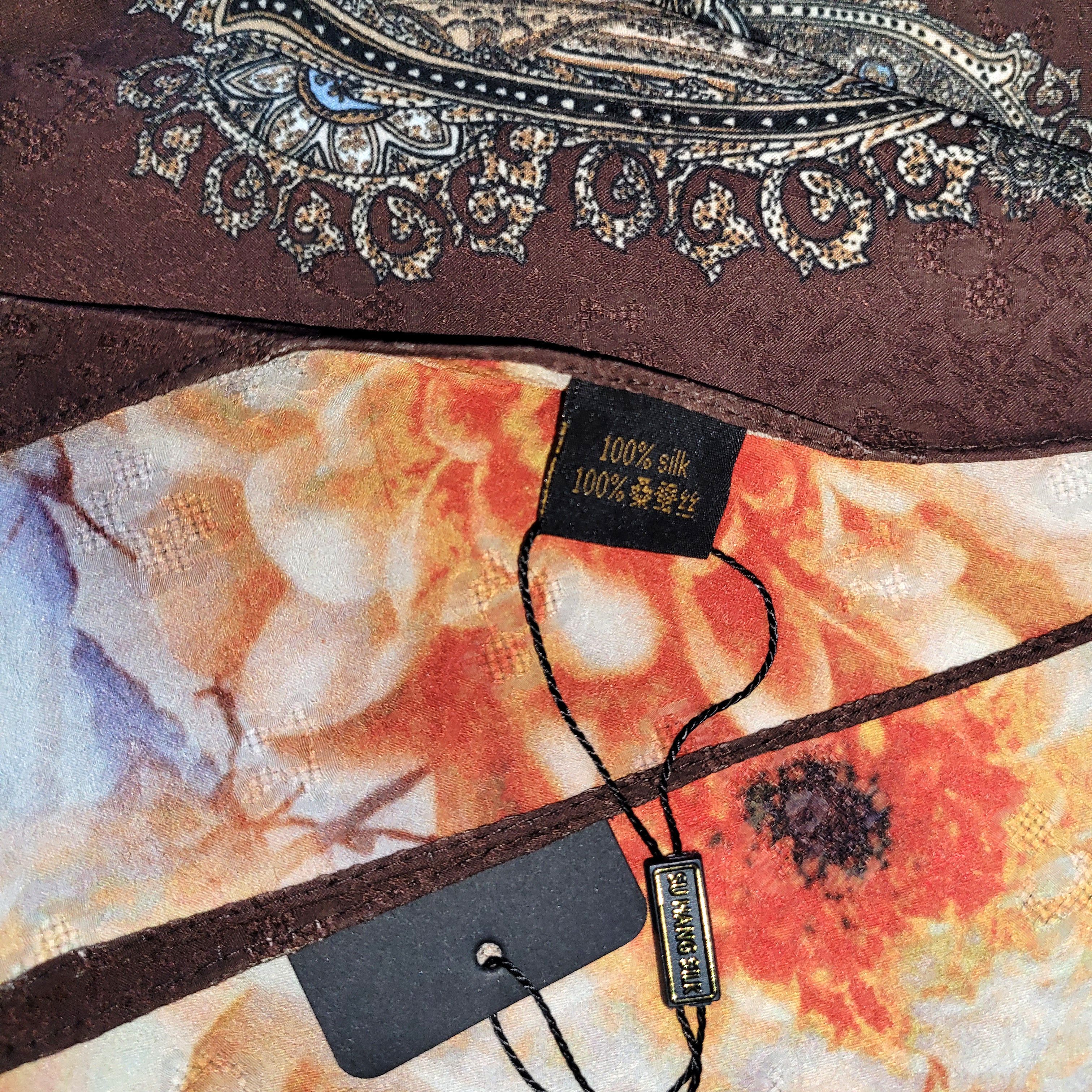 Other NWT Double-Sided Silk Scarf 27"x70" Long Rectangle Wrap 3329 Size ONE SIZE - 4 Thumbnail