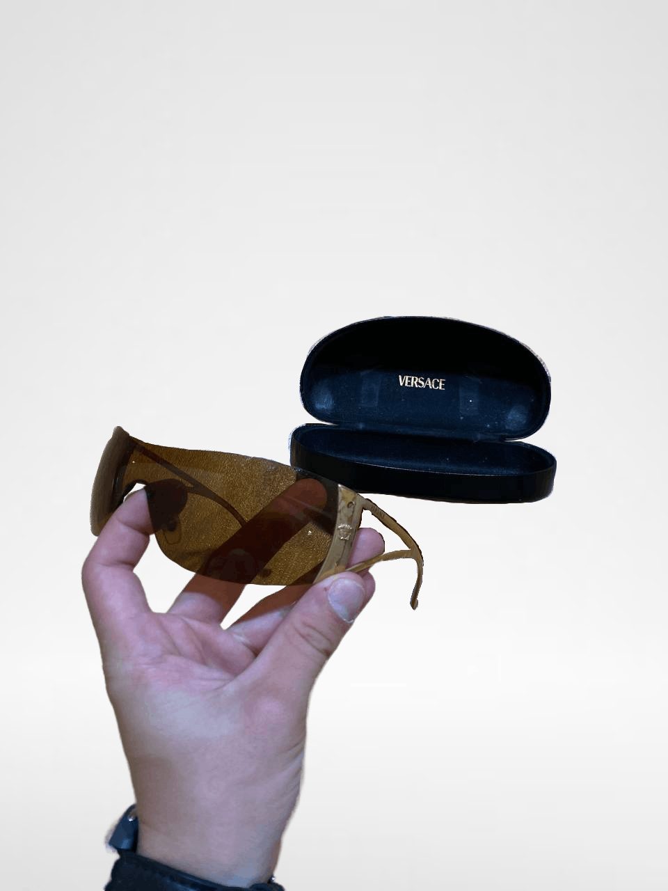 Versace Y2K VINTAGE Sunglasses LUXURY VERSACE Size ONE SIZE - 1 Thumbnail