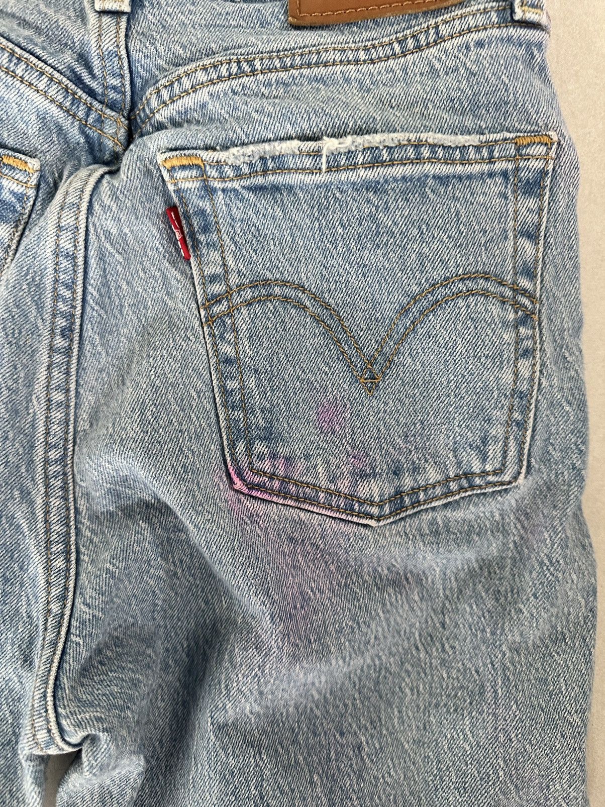 Levi's Levi's Women's Ribcage Straight Ankle Jeans Button Fly Size 25" / US 0 / IT 36 - 4 Thumbnail