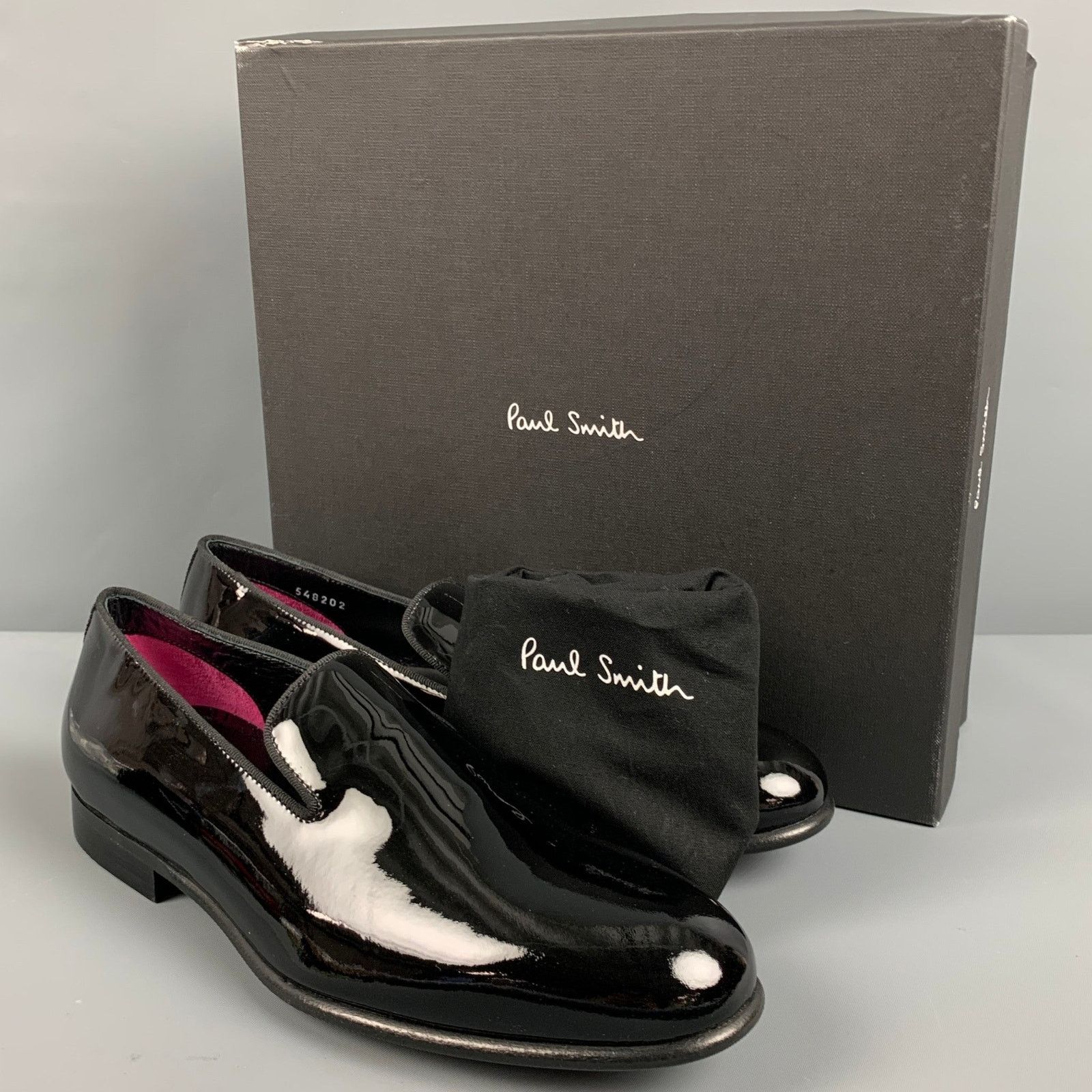 Paul Smith PAUL SMITH Size 7 Black Patent Leather Slip On Loafers Size US 7 / EU 40 - 9 Thumbnail