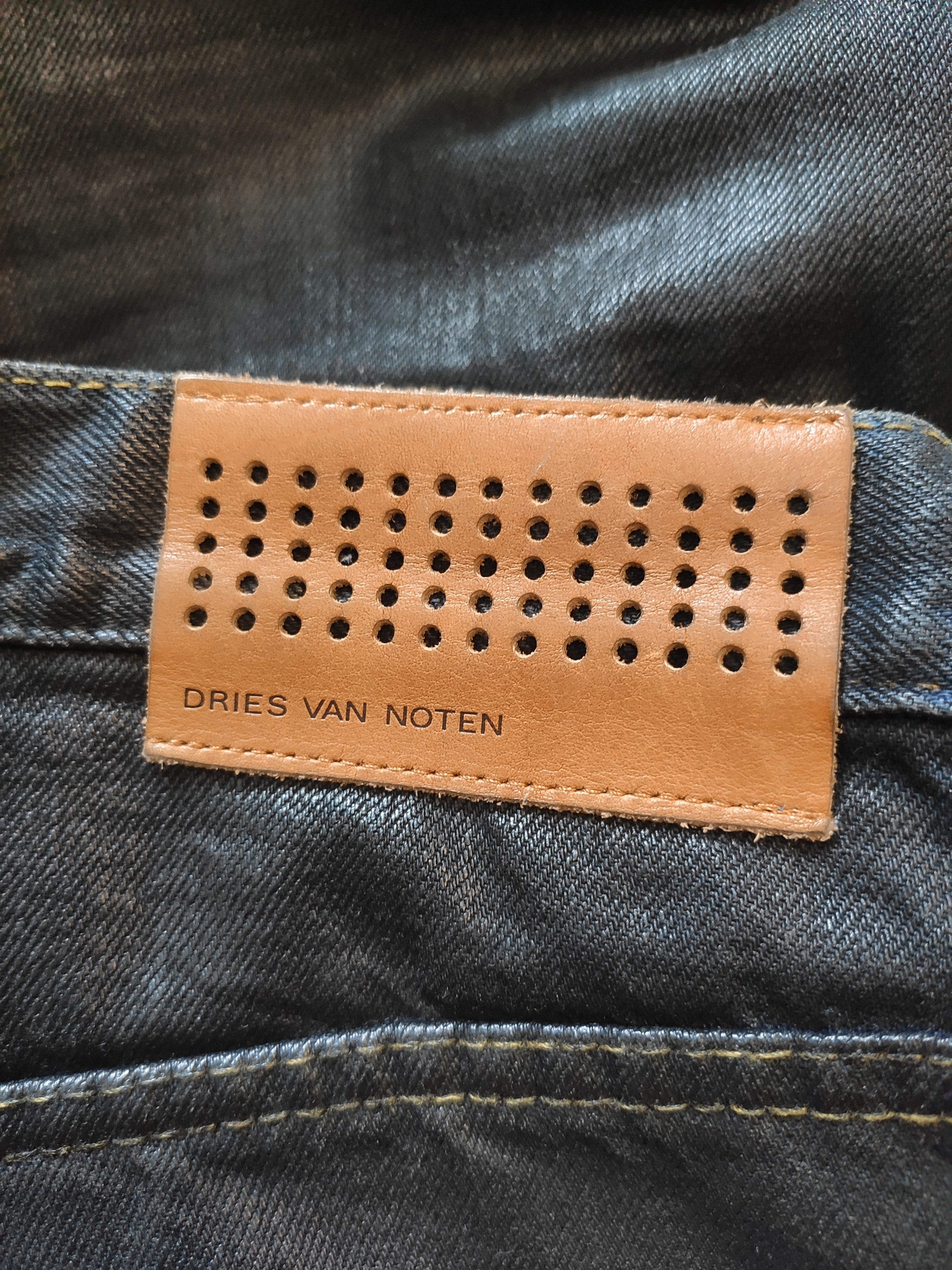 Dries Van Noten AW2012 waxed jeans.Like Hermes or Martin Margiela Size US 31 - 8 Thumbnail