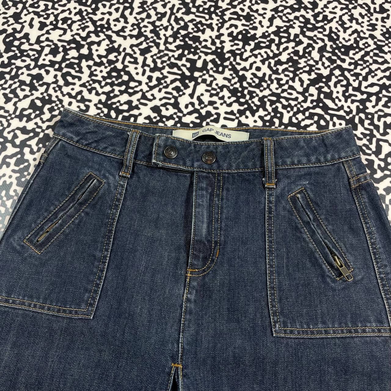 Gap Vintage Y2K GAP Denim Casual Retro Midi Skirt Size 26" / US 2 / IT 38 - 9 Thumbnail