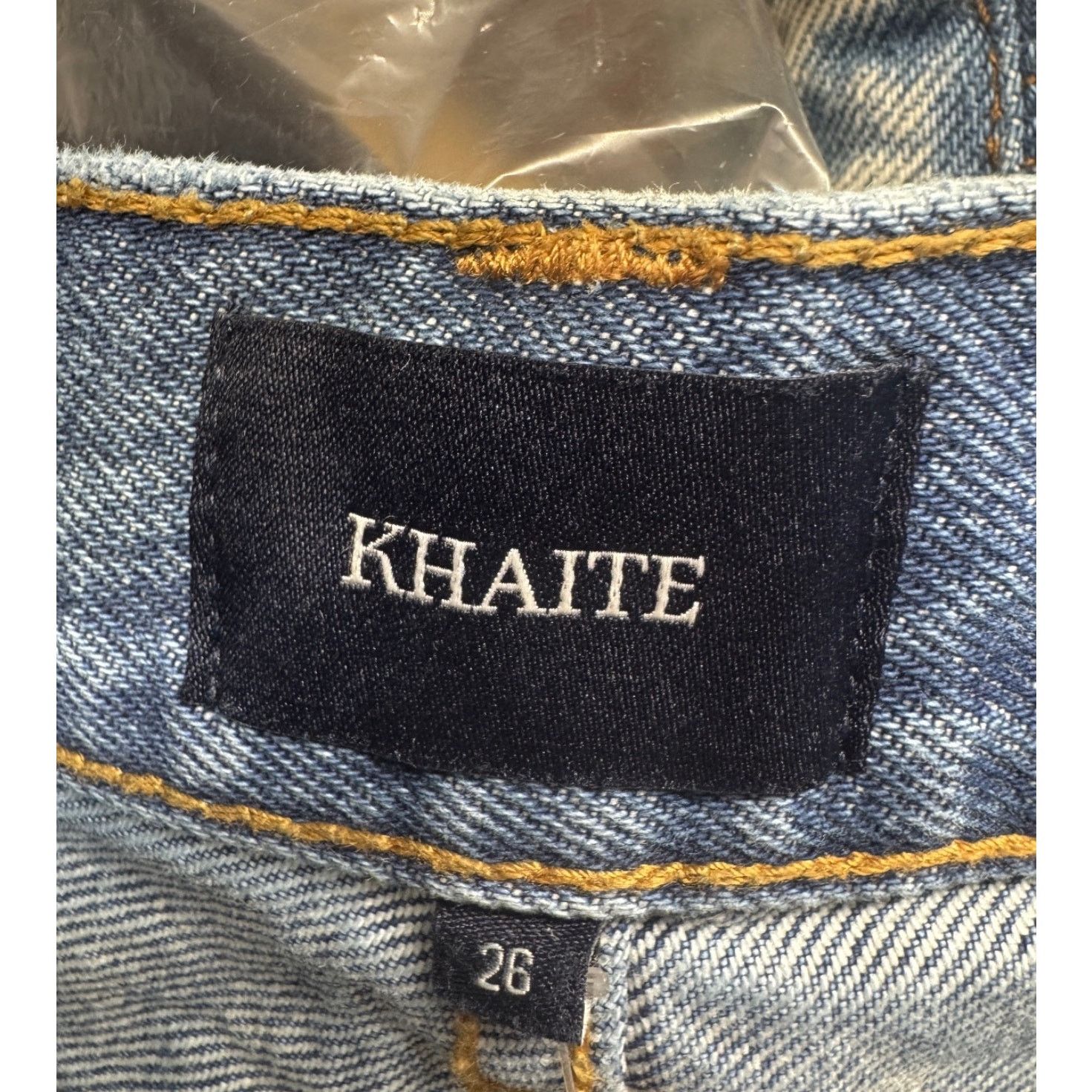 KHAITE Khaite Blue Straight Fit Jeans - Size W26/M Size 26" / US 2 / IT 38 - 5 Thumbnail