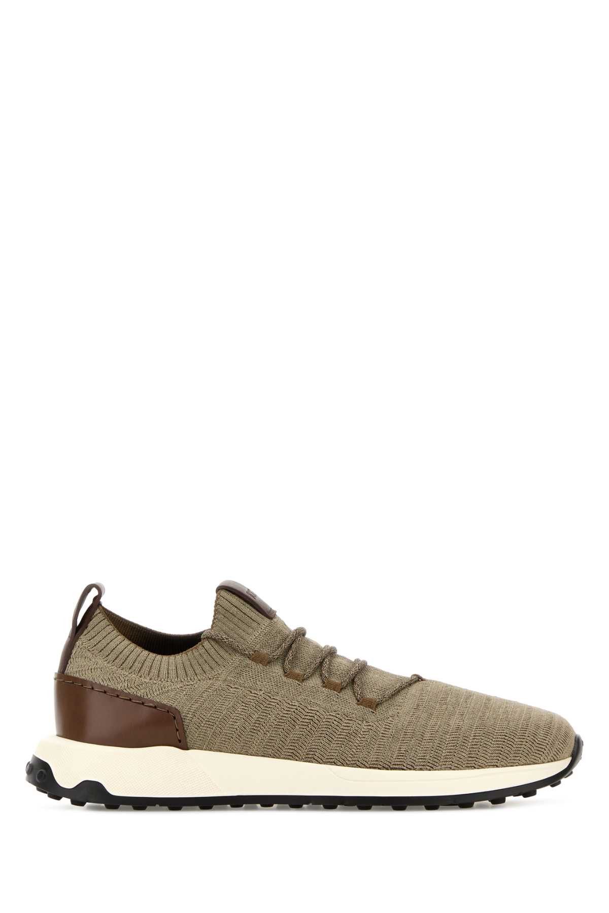Tod's Cappuccino Fabric Sneakers Size US 7 / EU 40 - 1 Thumbnail